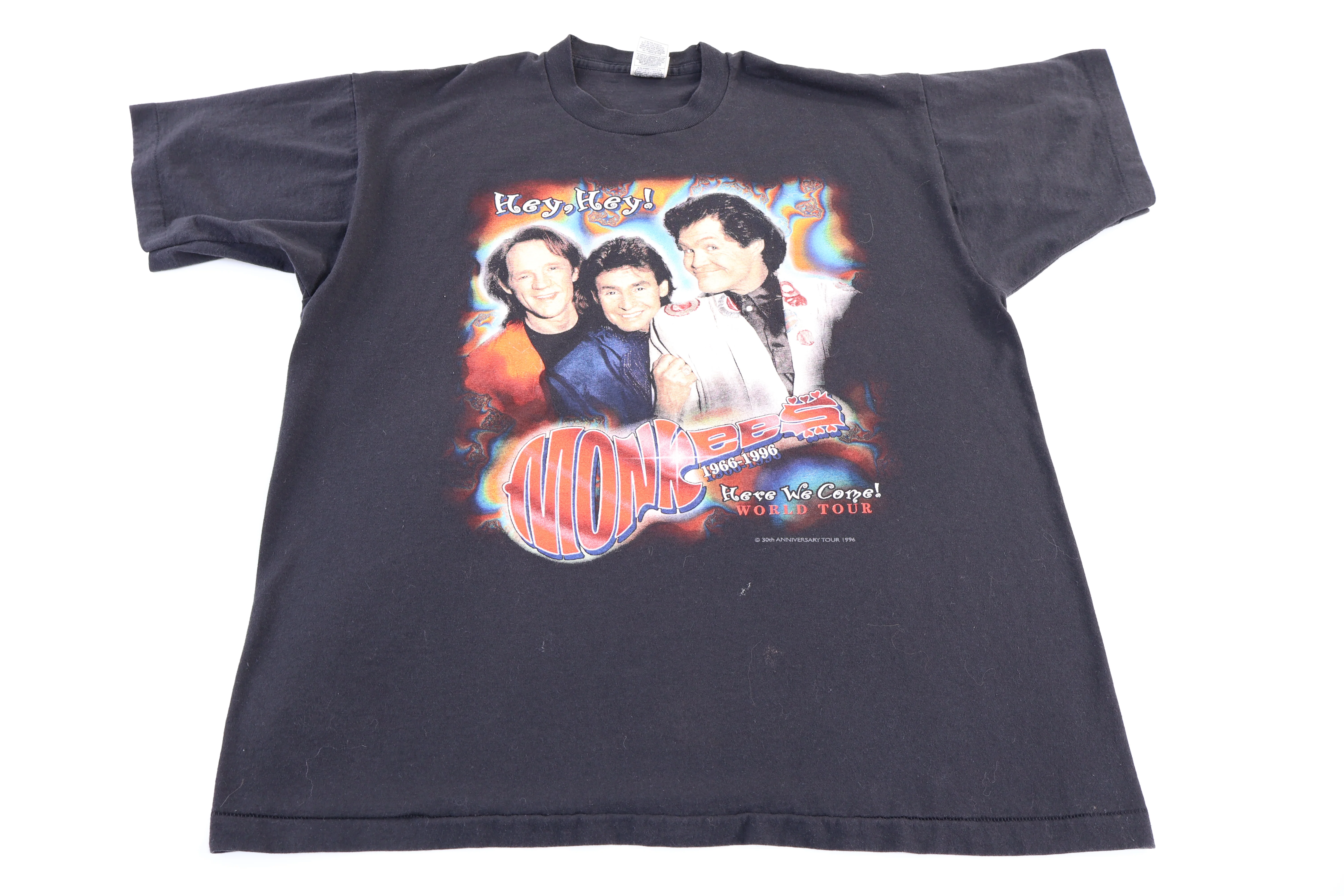 1996 The Monkees Here Come The World Tour T-shirt