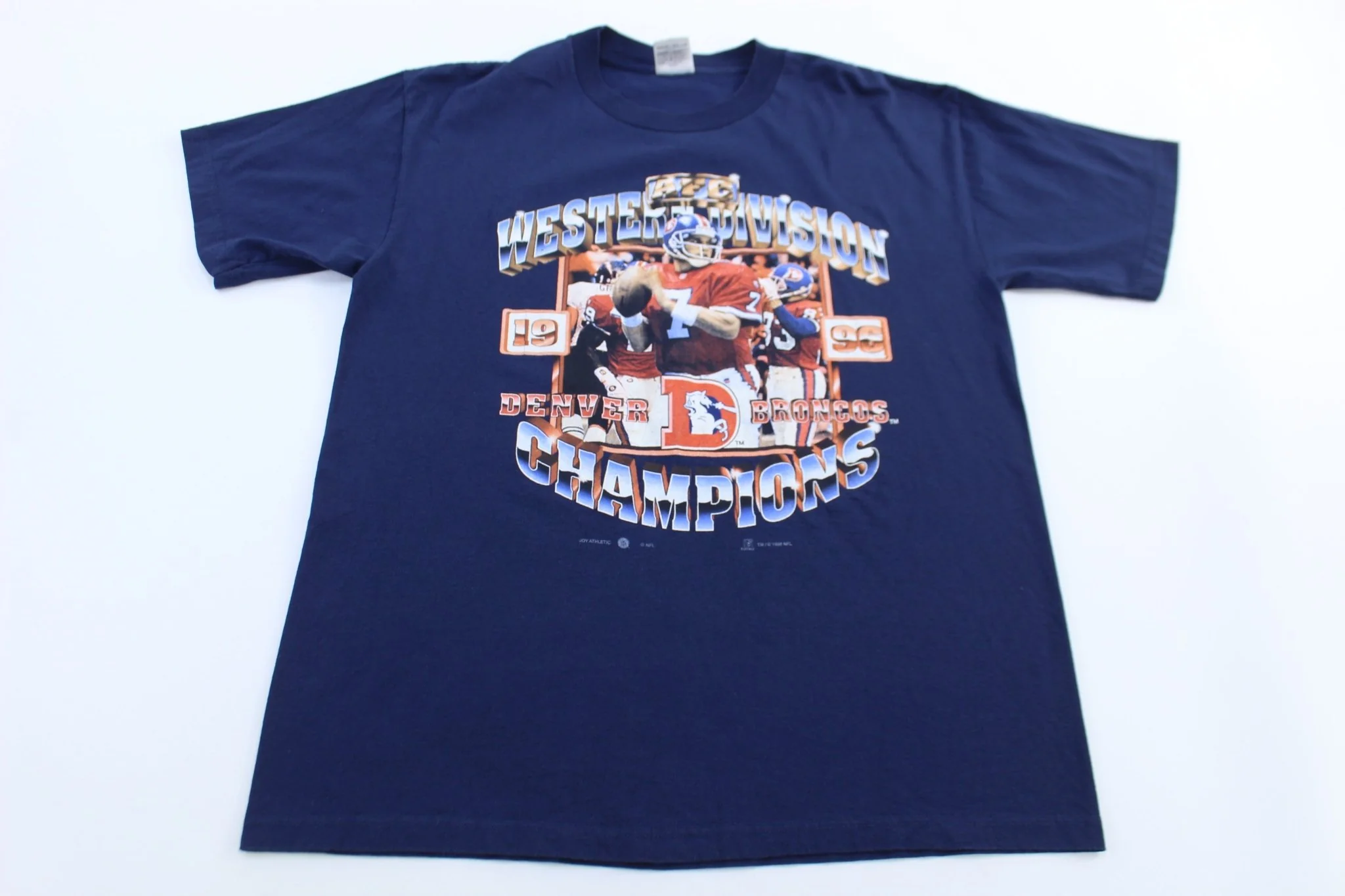 1996 Western Division Champs Denver Broncos Football T-shirt