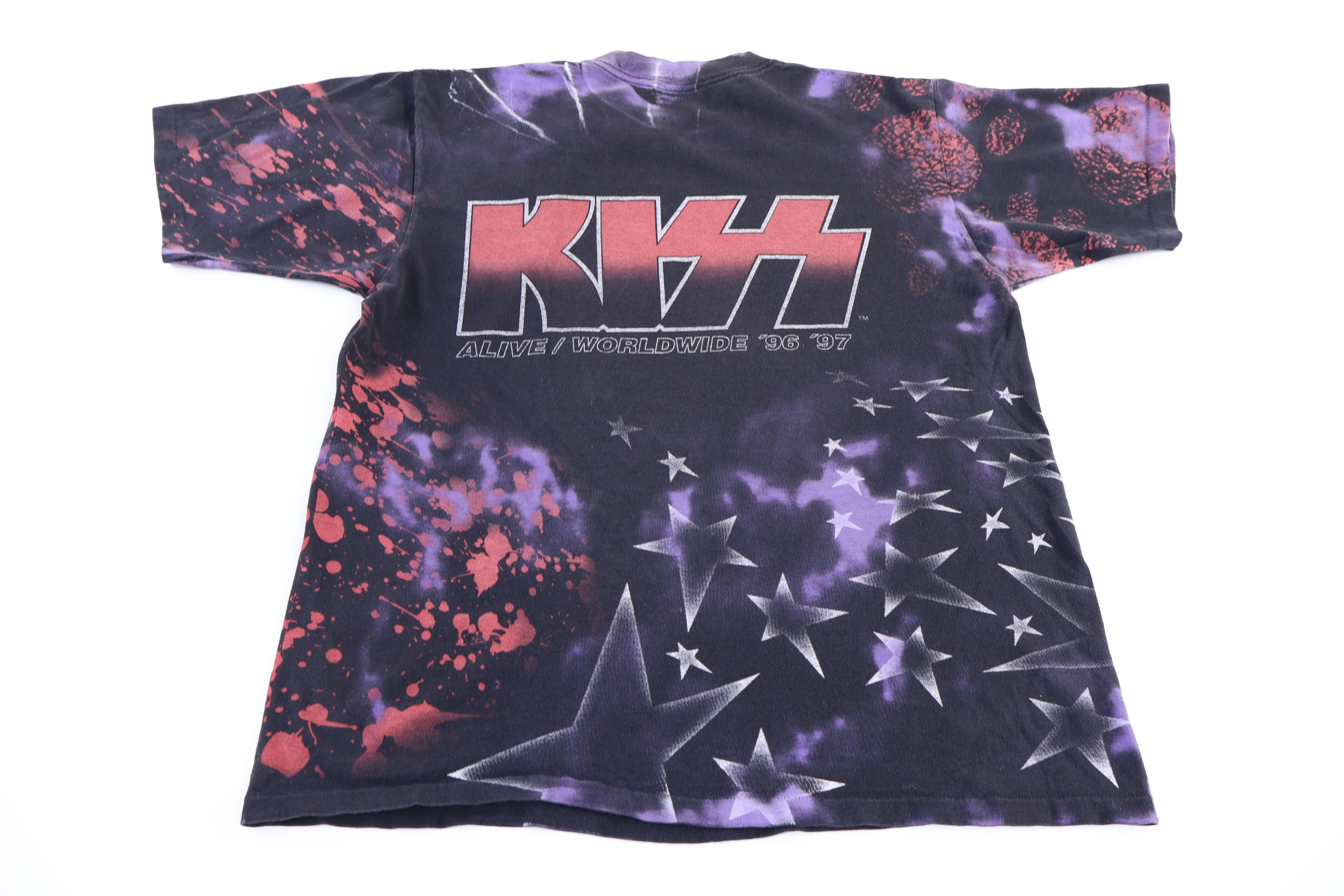 1997 KISS Alive Tour All Over Graphic T-shirt - Image 2