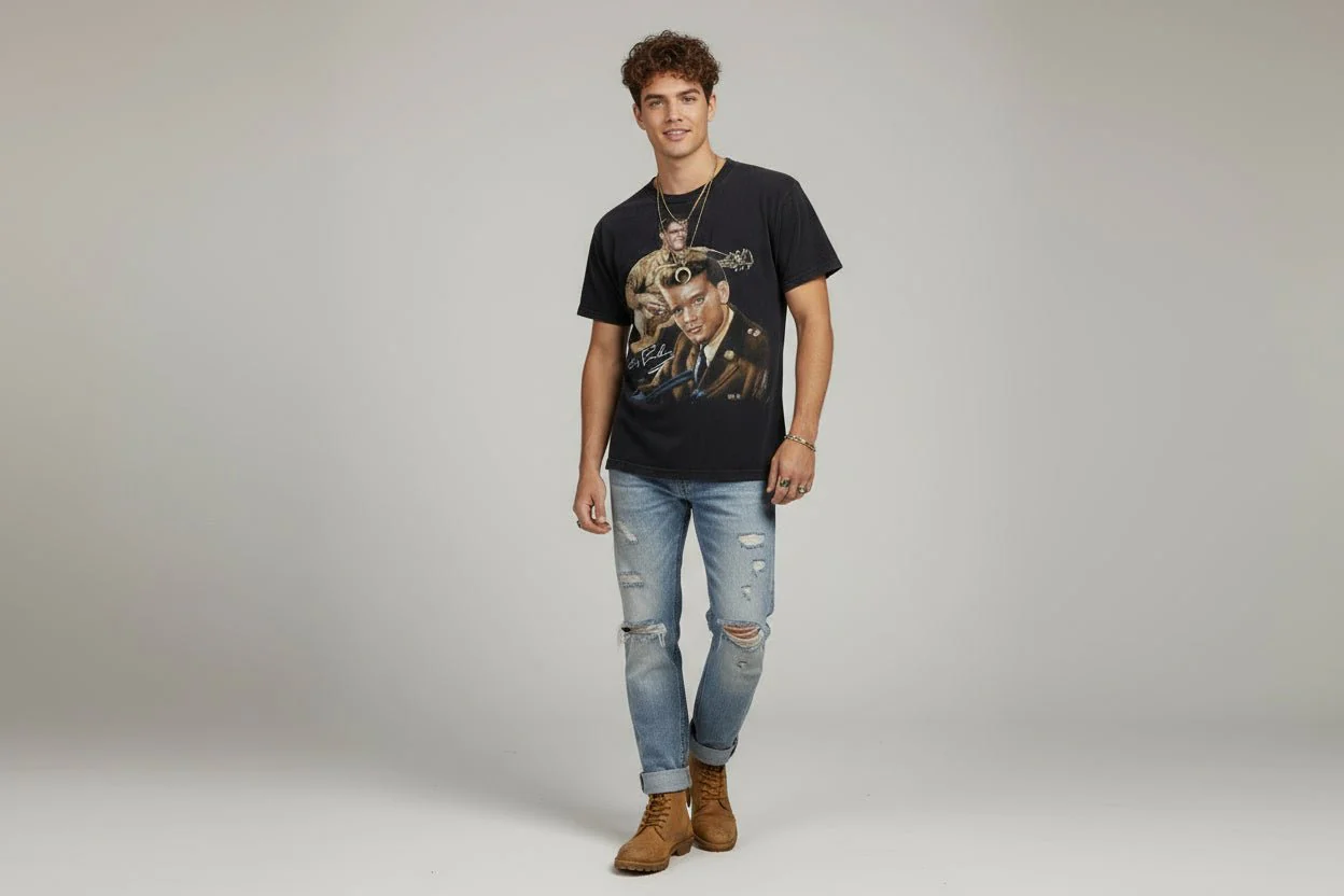 1998 Elvis Presley Graphic T-shirt - Image 2