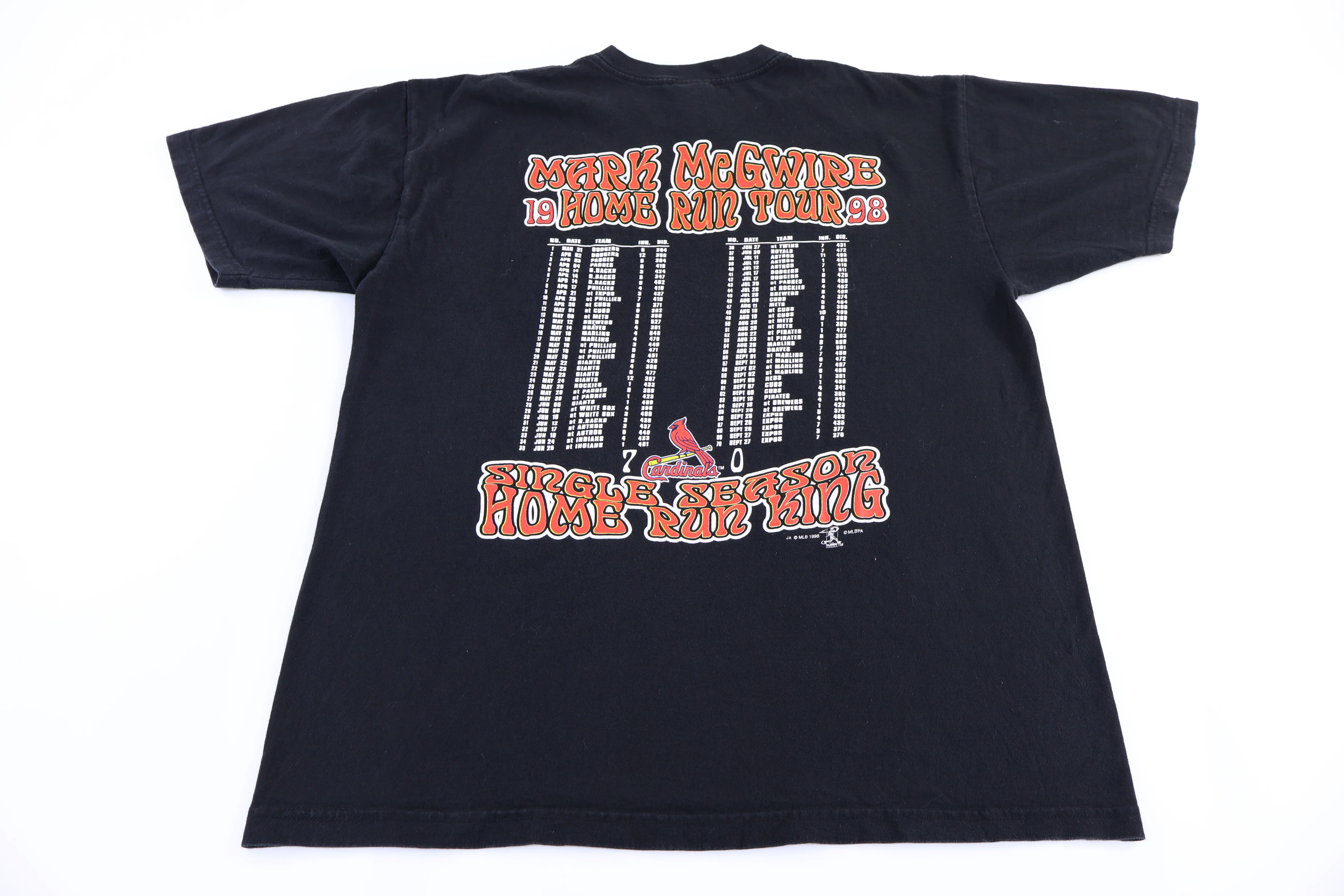 1998 Mark McGwire Home Run Tour T-shirt - Image 2