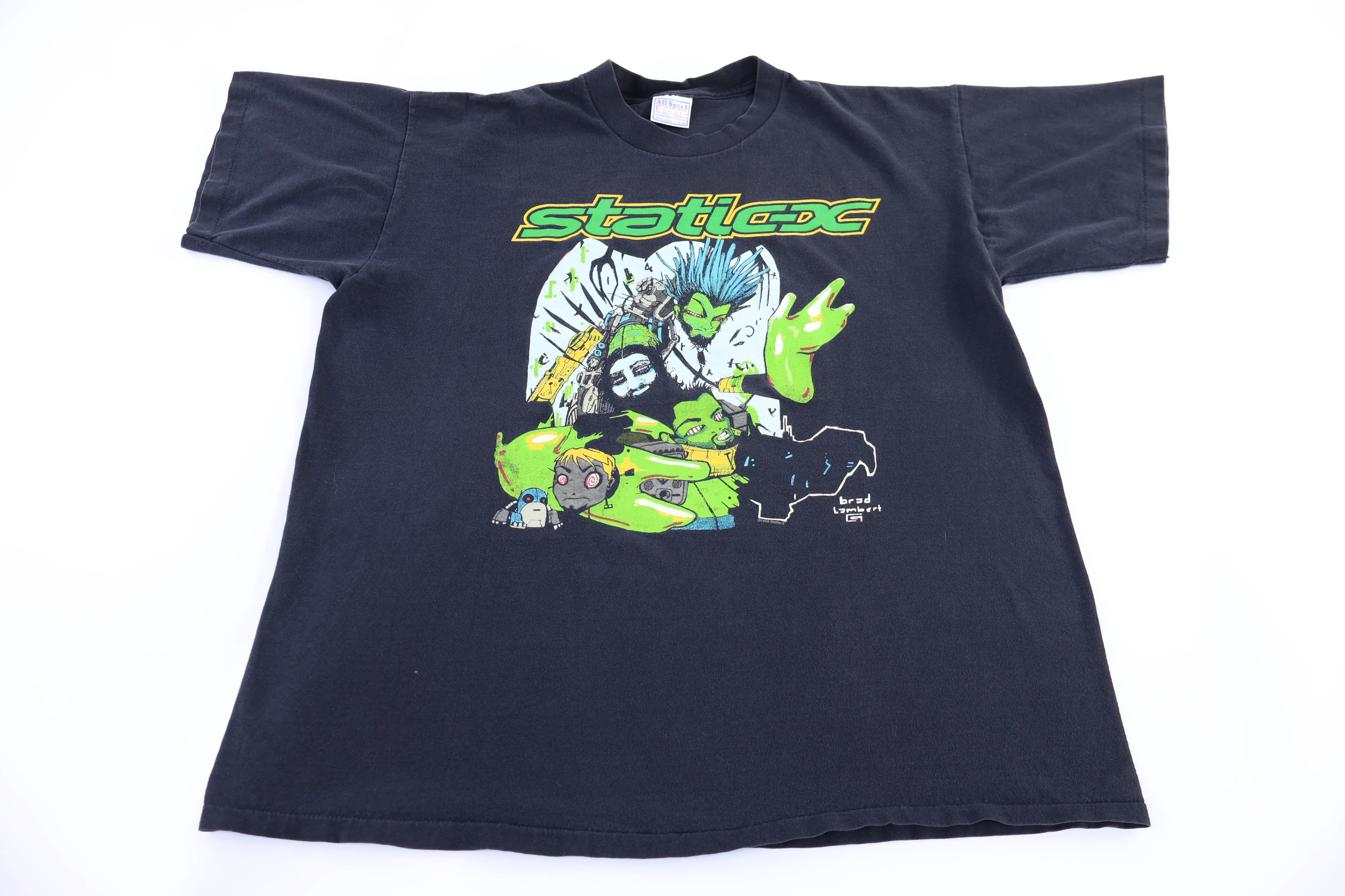 1998 Static-X Grind On It Band T-shirt