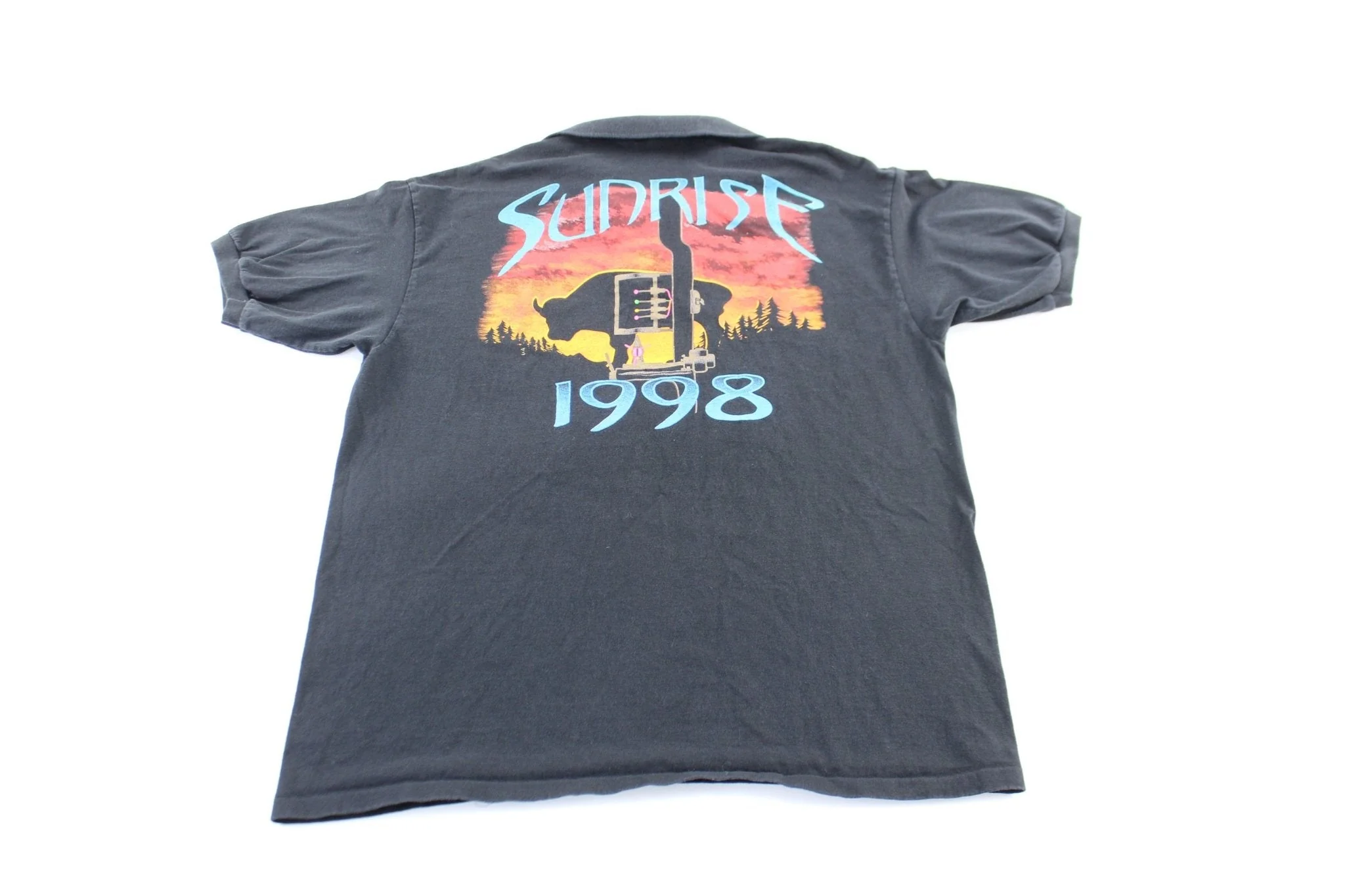 1998 Ted Nugent Sunrise Tour Button Up Polo - Image 2