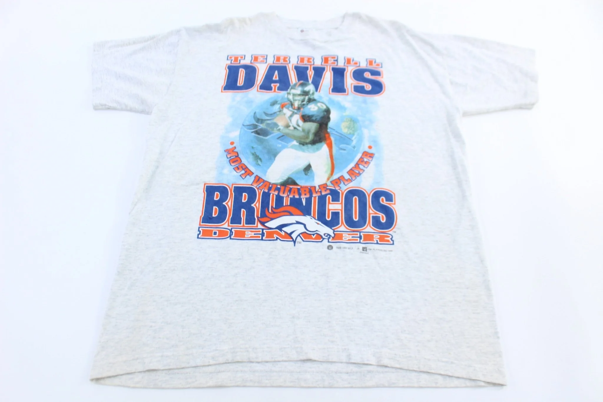 1998 Terrell Davis Denver Broncos Football T-shirt