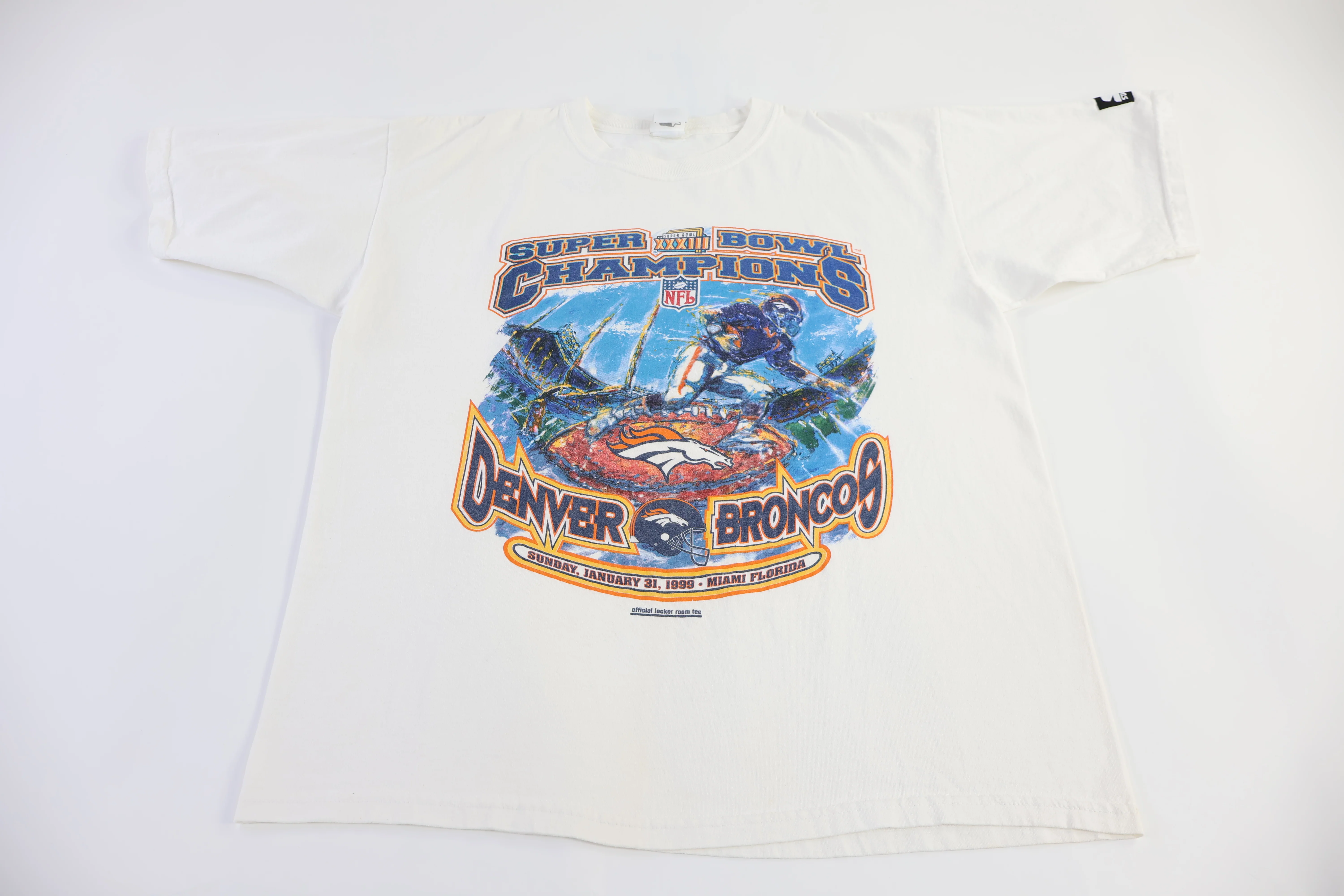 1999 Denver Broncos Football Super Bowl Champions T-shirt