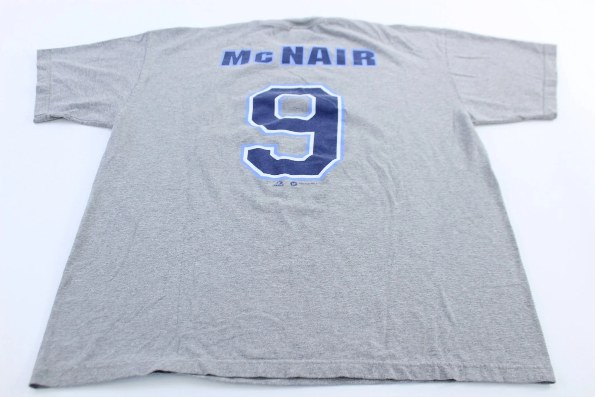 1999 Tennessee Titans Football Steve McNair Jersey T-Shirt - Image 2