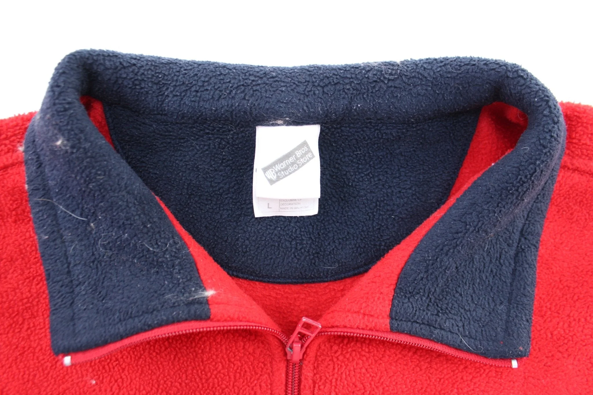 1999 Warner Bros Embroidered Characters Fleece Pullover - Image 3