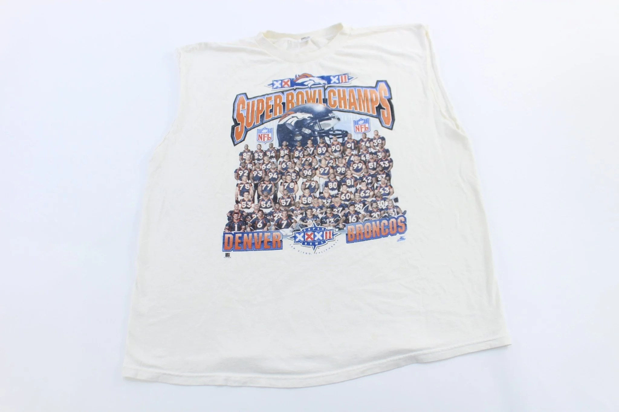 1998 Denver Broncos SuperBowl Champs Graphic Tank Top