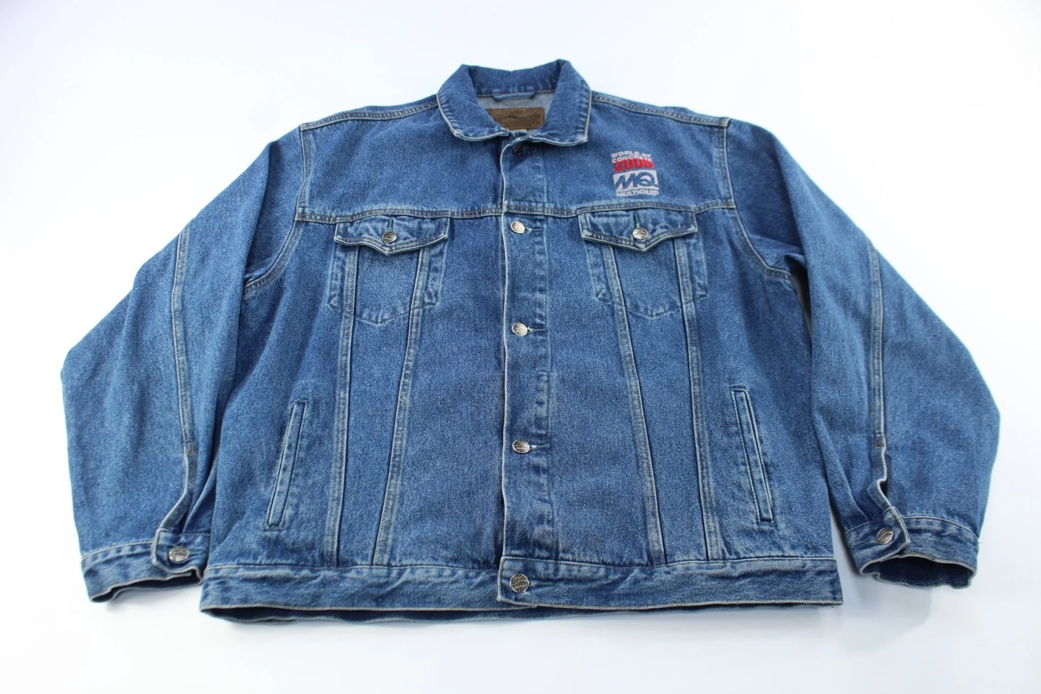 2000 World of Concrete Multiquip Whiteman Denim Jacket