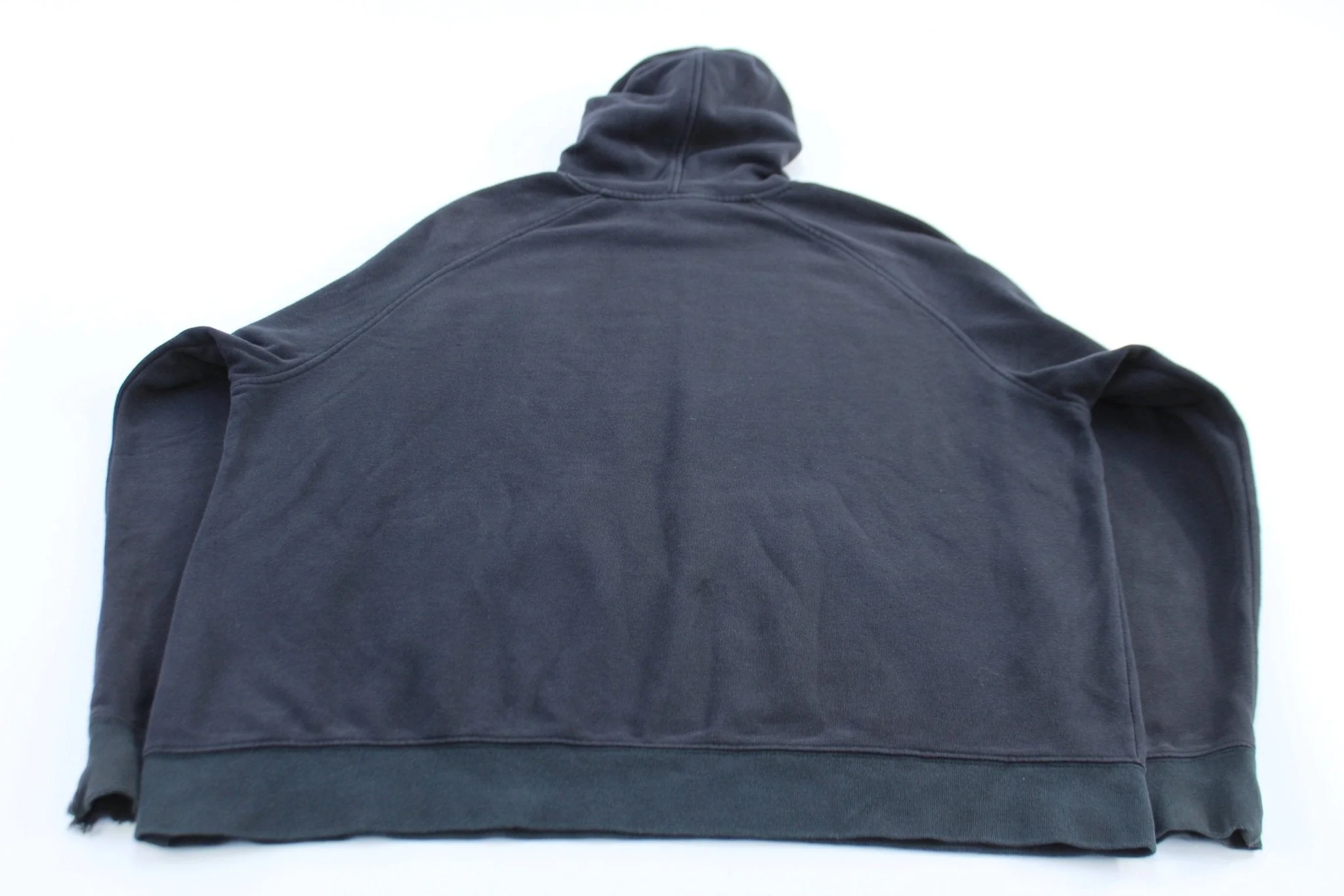 2000's Nike Embroidered Swoosh Logo Black Pullover Hoodie - Image 2