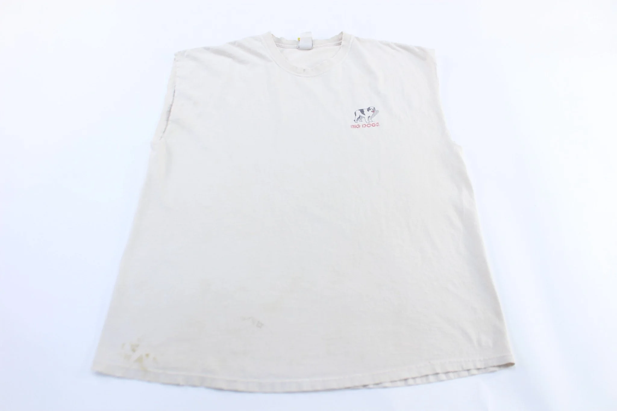 2001 Big Dogs Guard Dog On Duty Graphic Tank Top