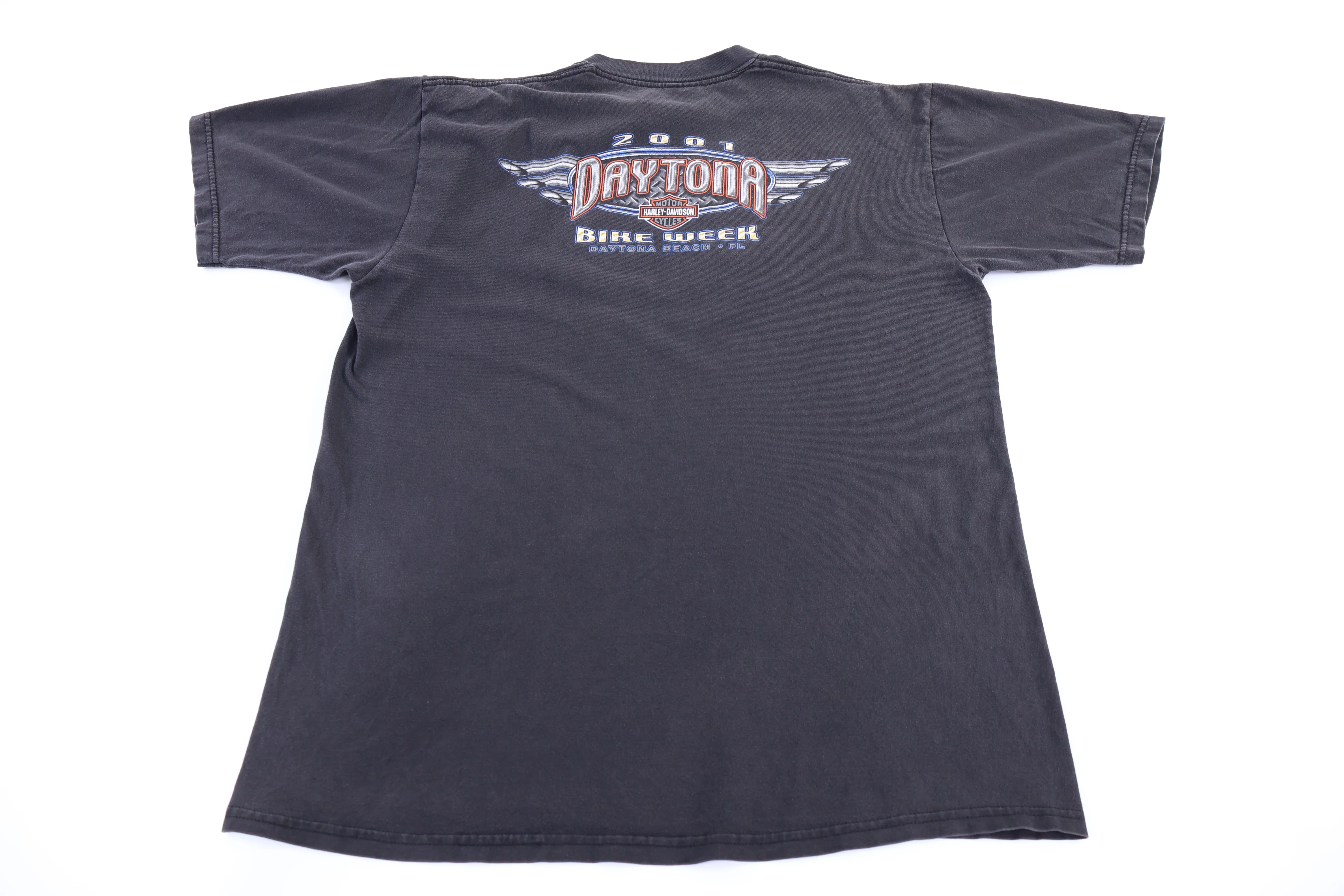 2001 Daytona Bike Week Harley Davidson T-shirt - Image 2