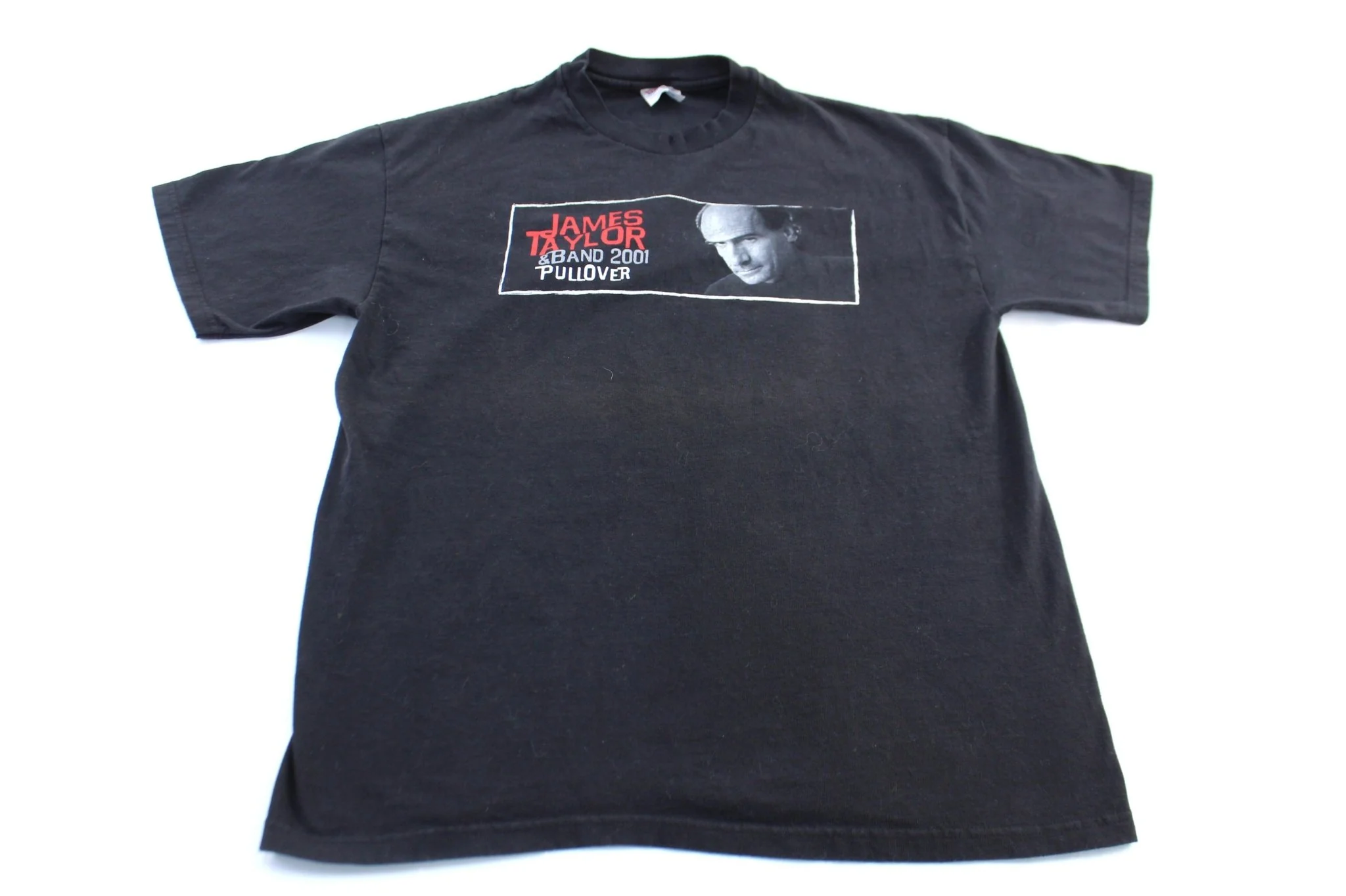 2001 James Taylor & Band Pullover Tour T-Shirt