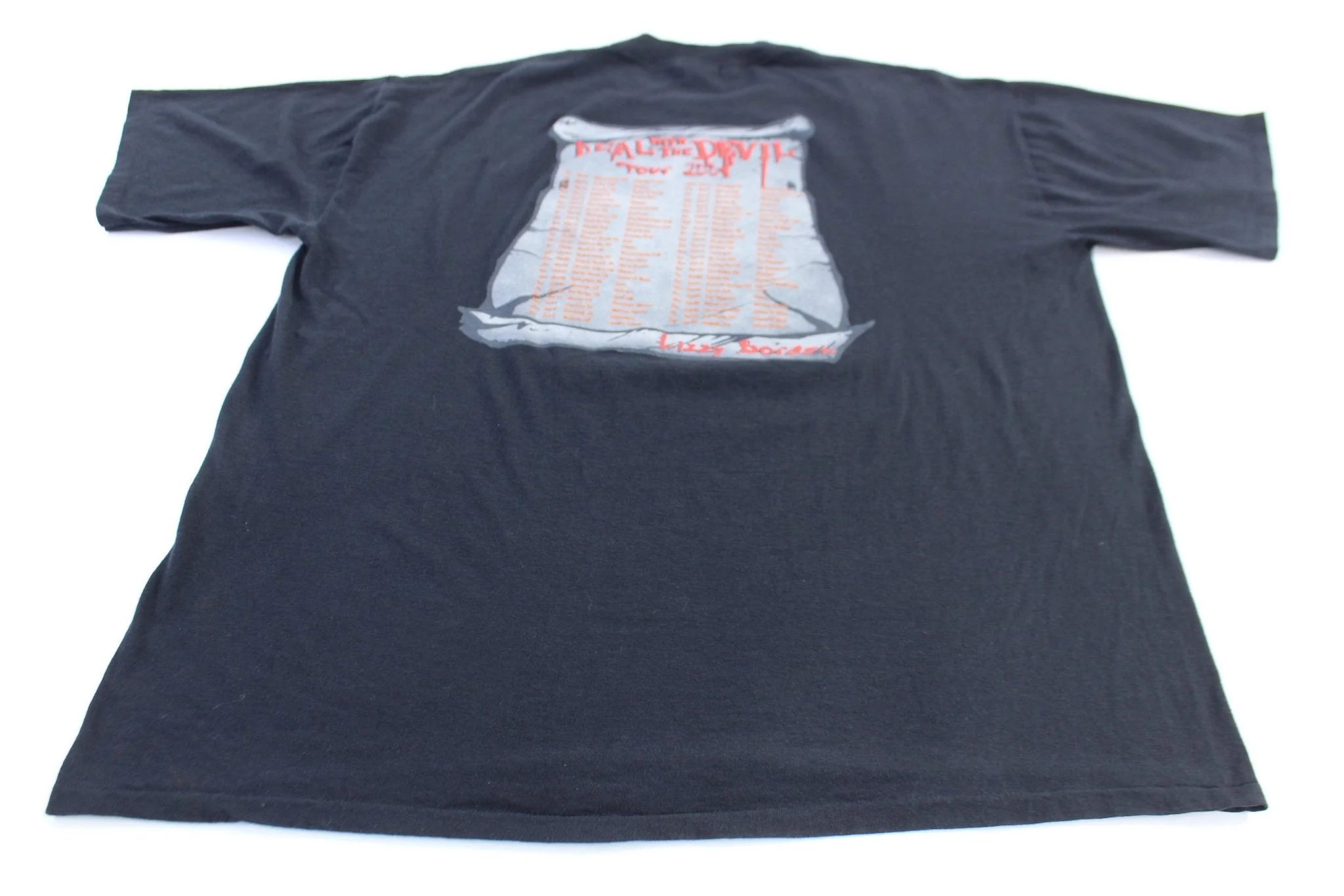 2001 Lizzy Borden Deal With The Devil Tour T-Shirt - Image 2