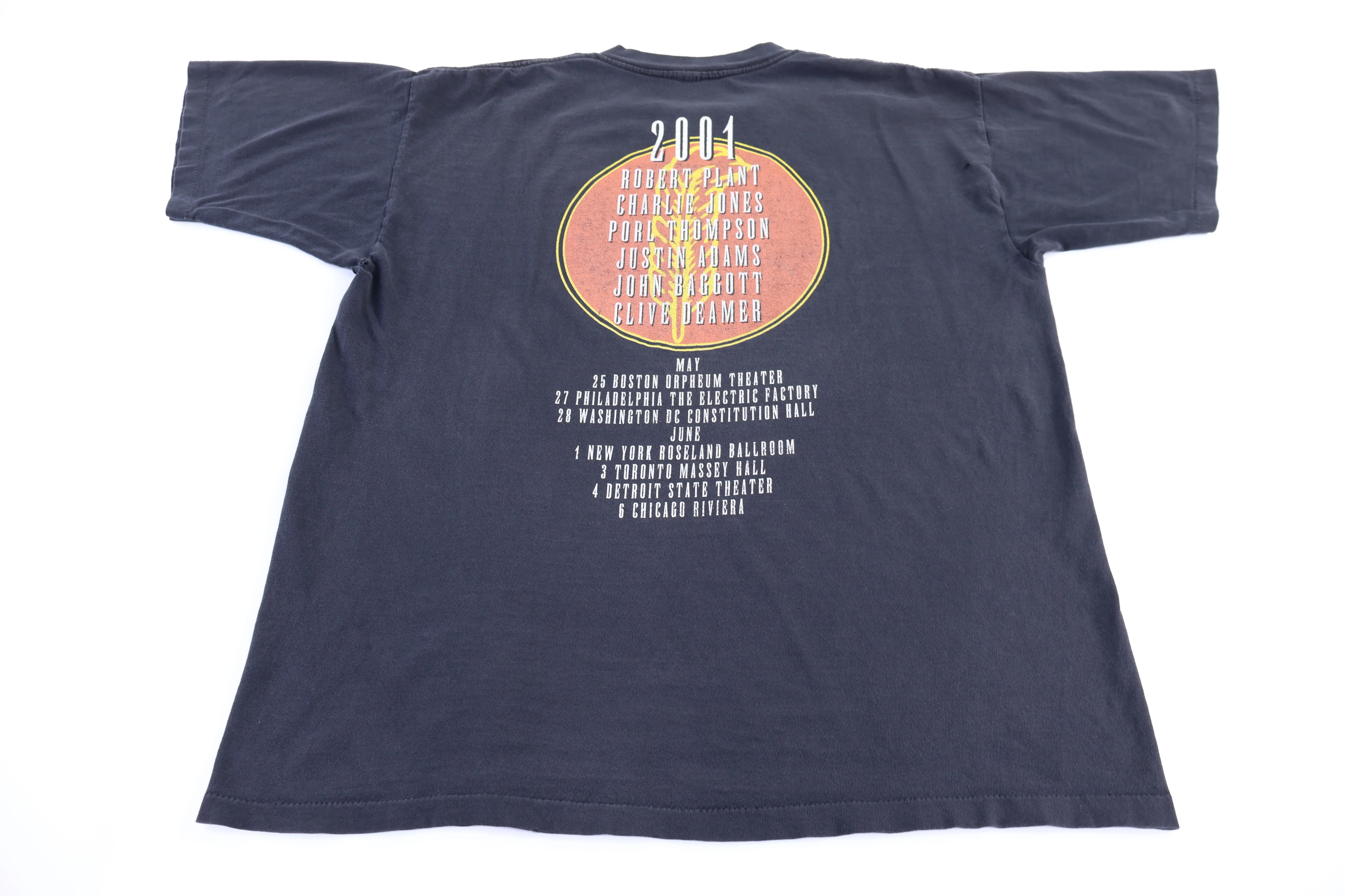 2001 Robert Plant Strange Sensation Tour T-shirt - Image 2