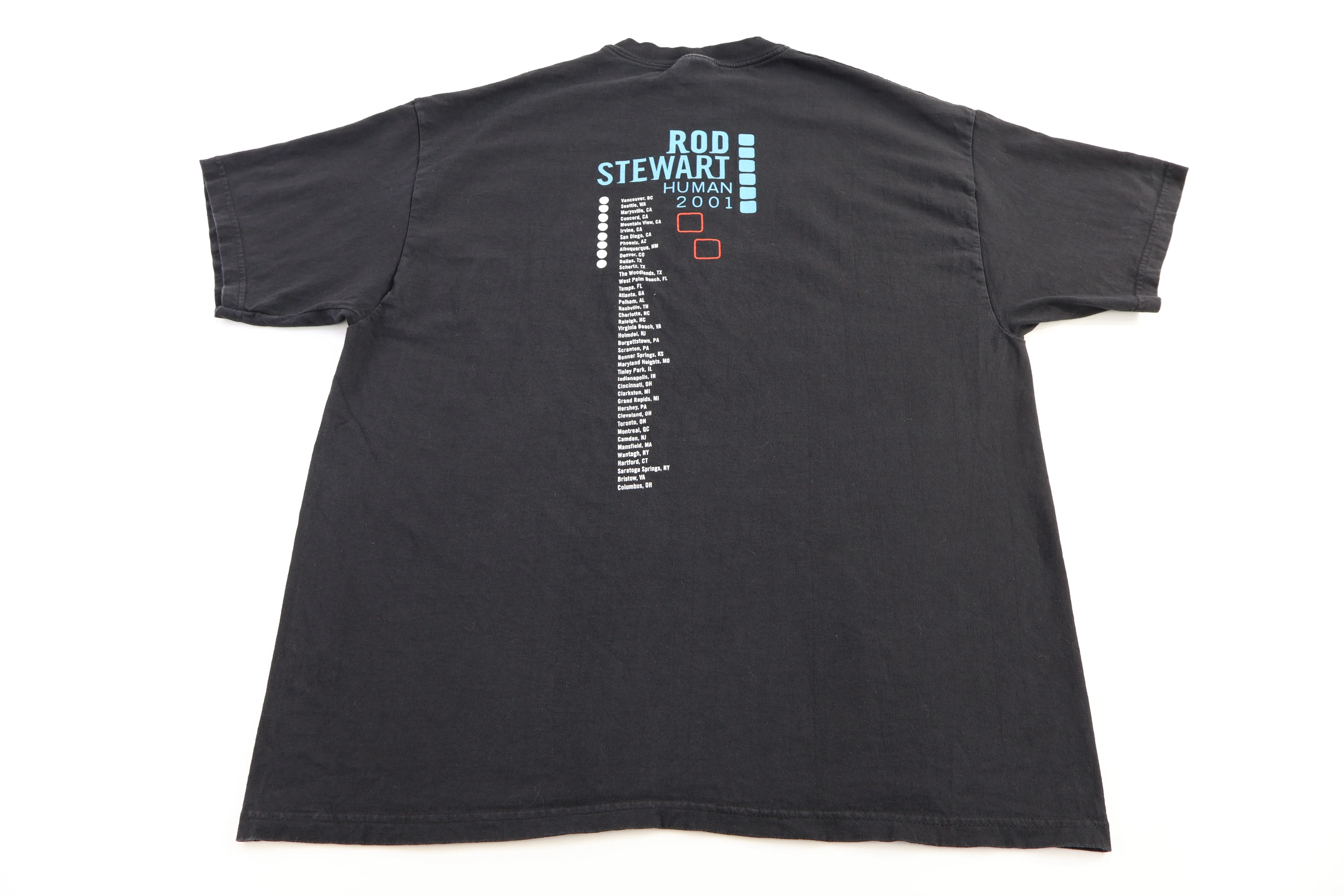 2001 Rod Stewart Human Tour T-shirt - Image 2