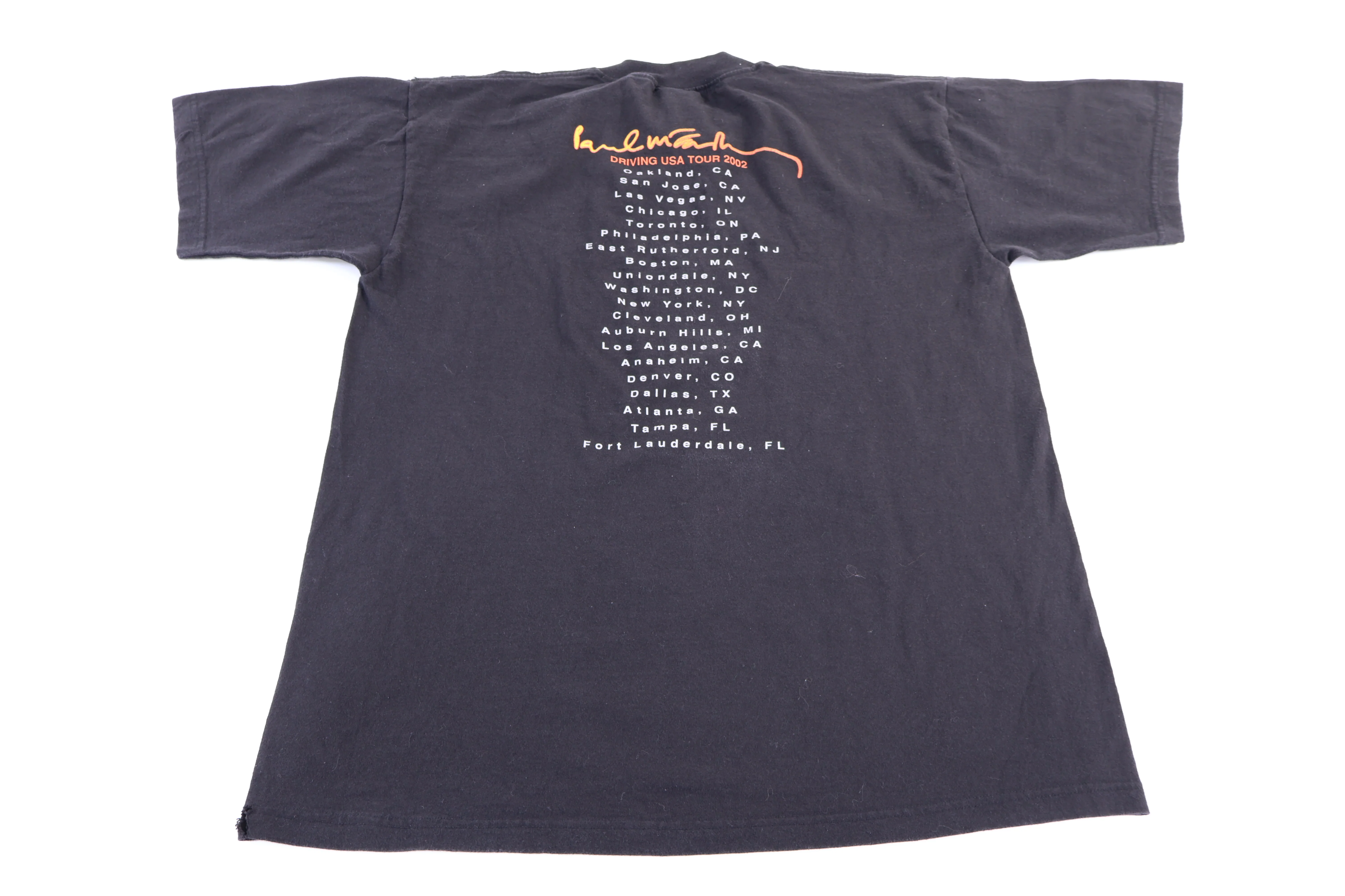 2002 Paul McCartney Driving USA Tour T-shirt - Image 2