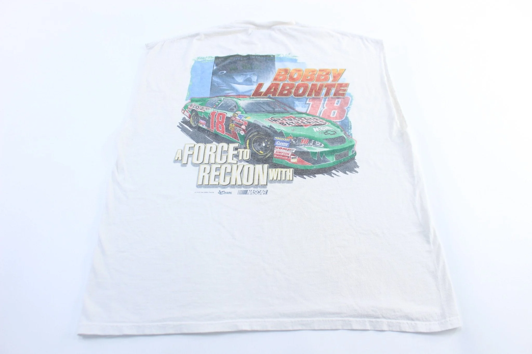 2003 Chase Authentics Bobby Labonte Interstate Battles Graphic Tank Top - Image 2