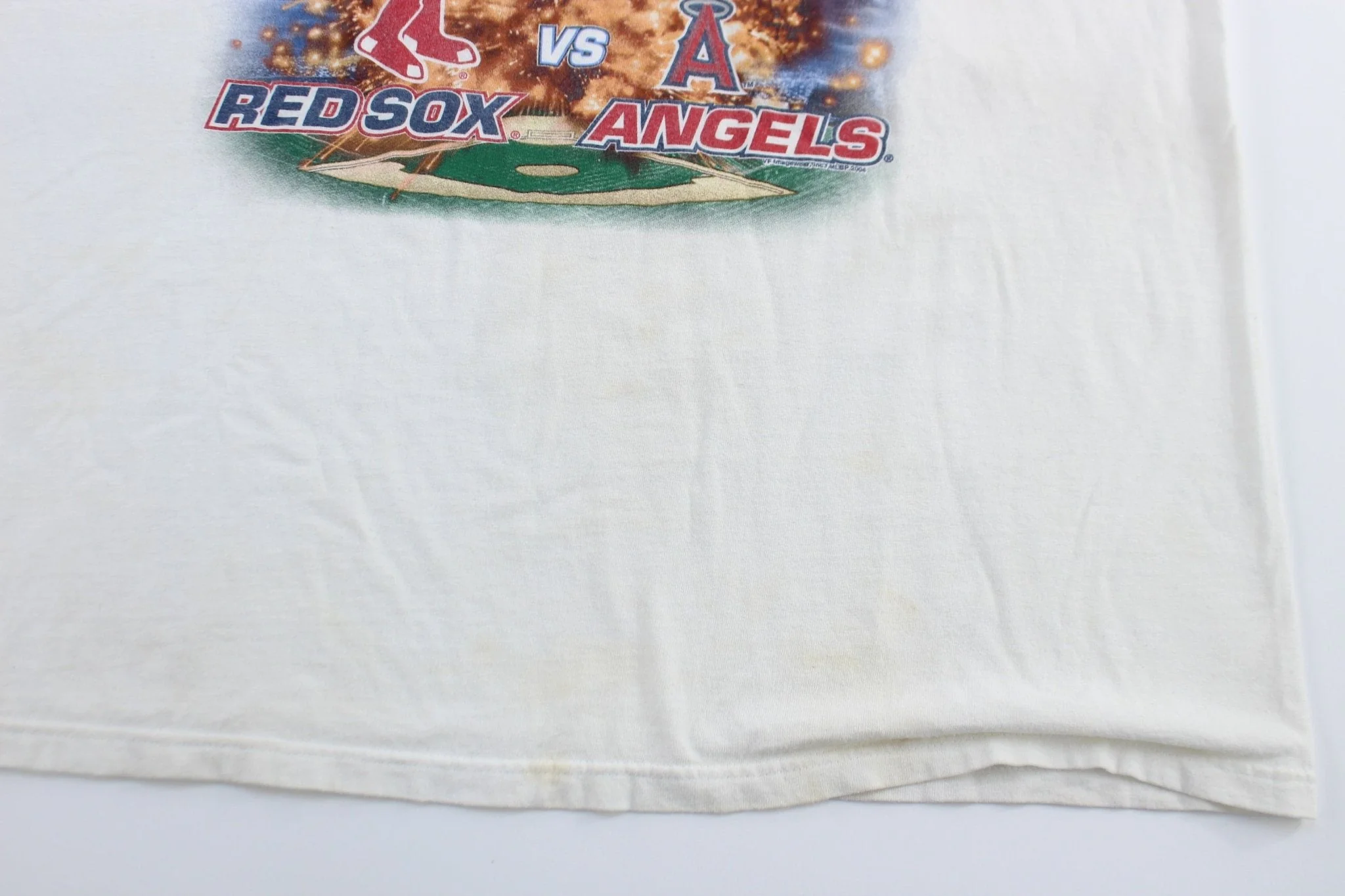 2004 Boston Red Sox vs Los Angeles Angels Division Series Tank Top - Image 3