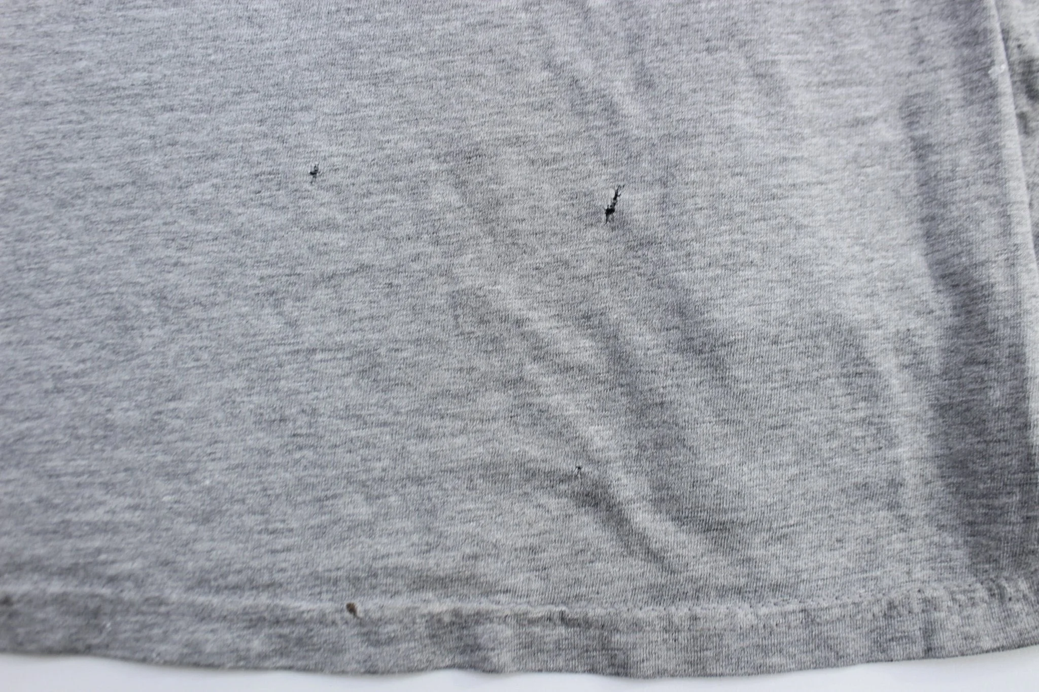 2004 Harley Davidson Motorcycles Quincy, Illinois Grey LS T-Shirt - Image 4