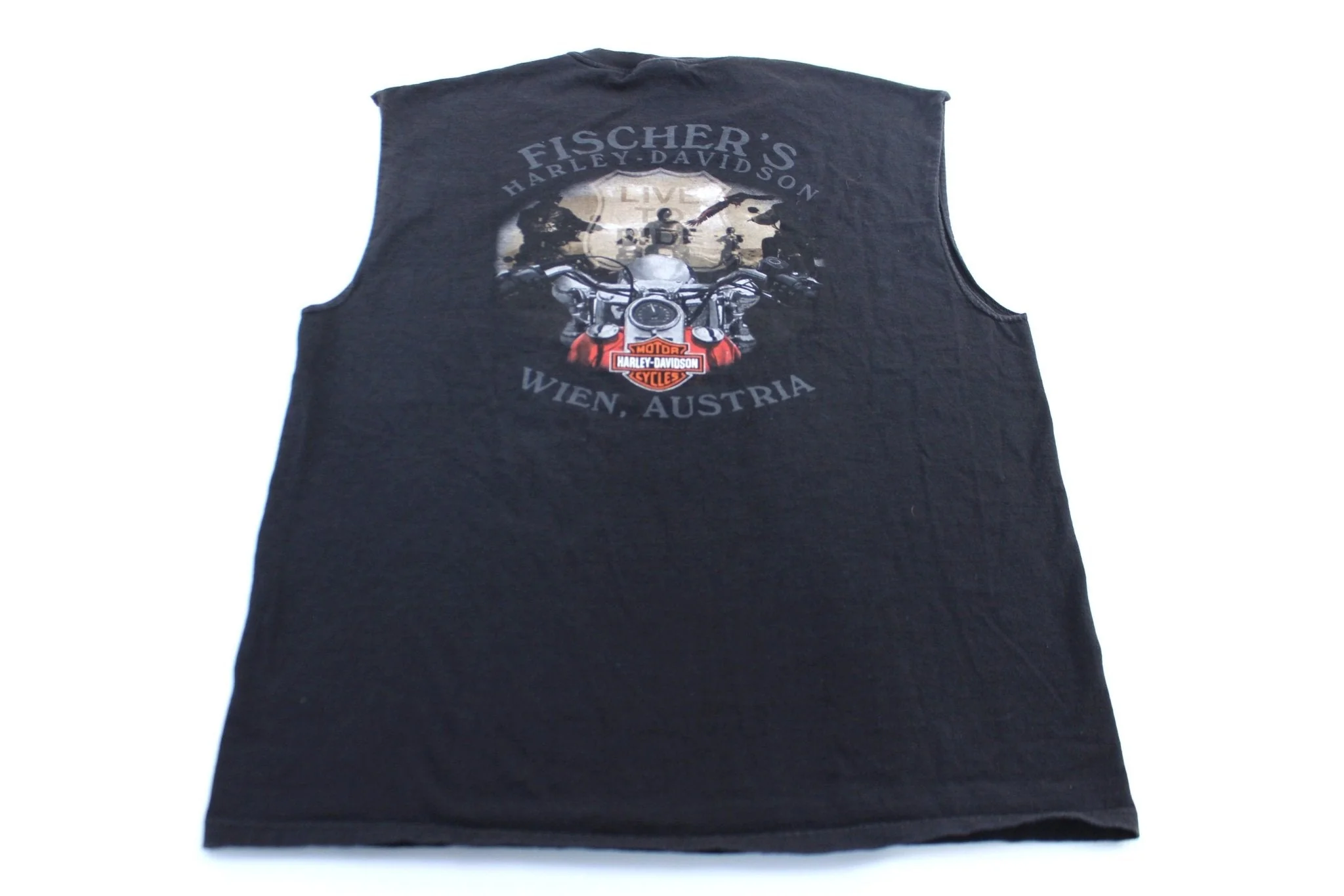 2005 Harley Davidson Motorcycles Wien, Austria Tank Top - Image 2