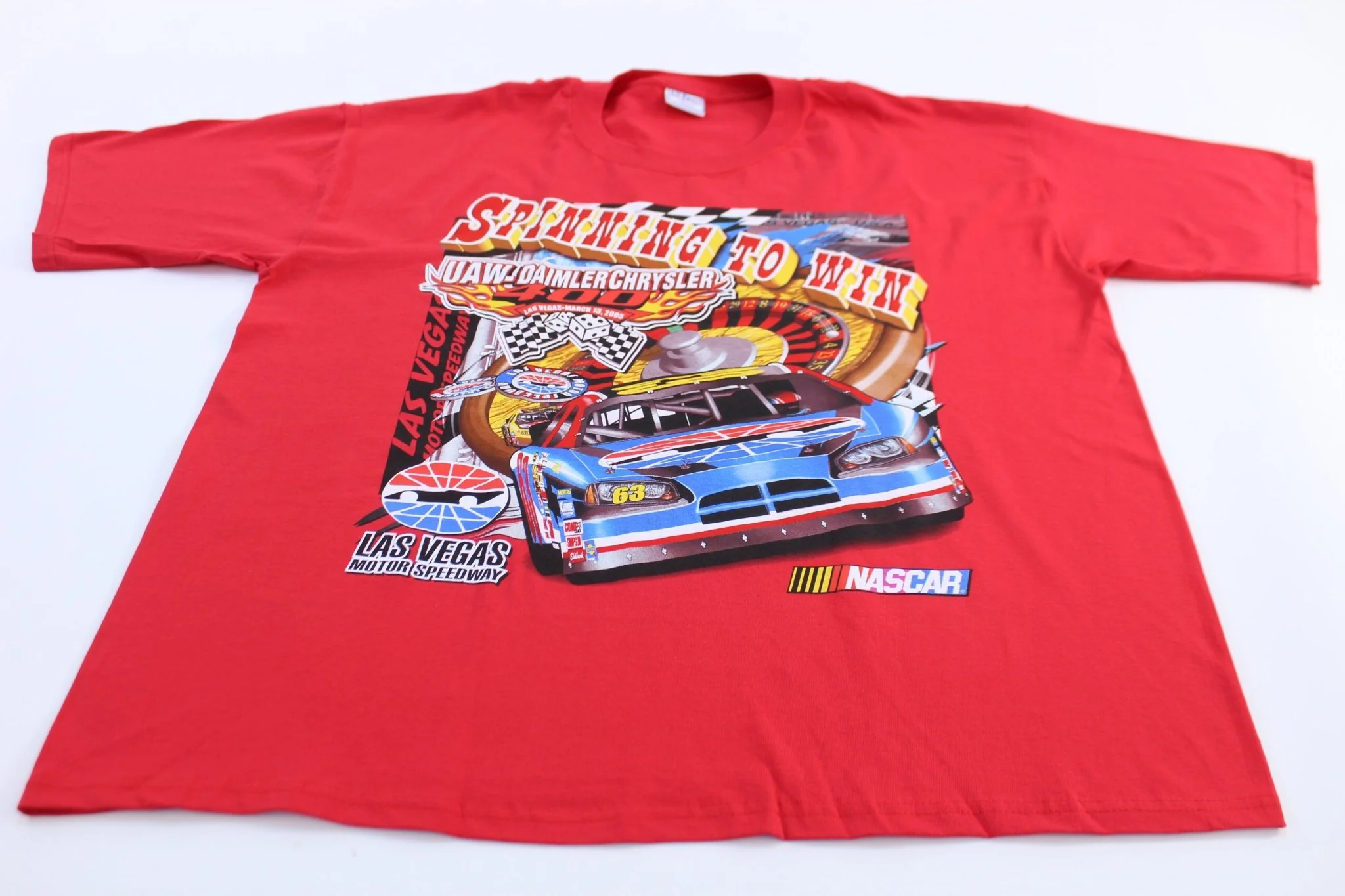 2005 Las Vegas Motor Speedway UAW-Daimler Chrysler 400 Nascar T-Shirt
