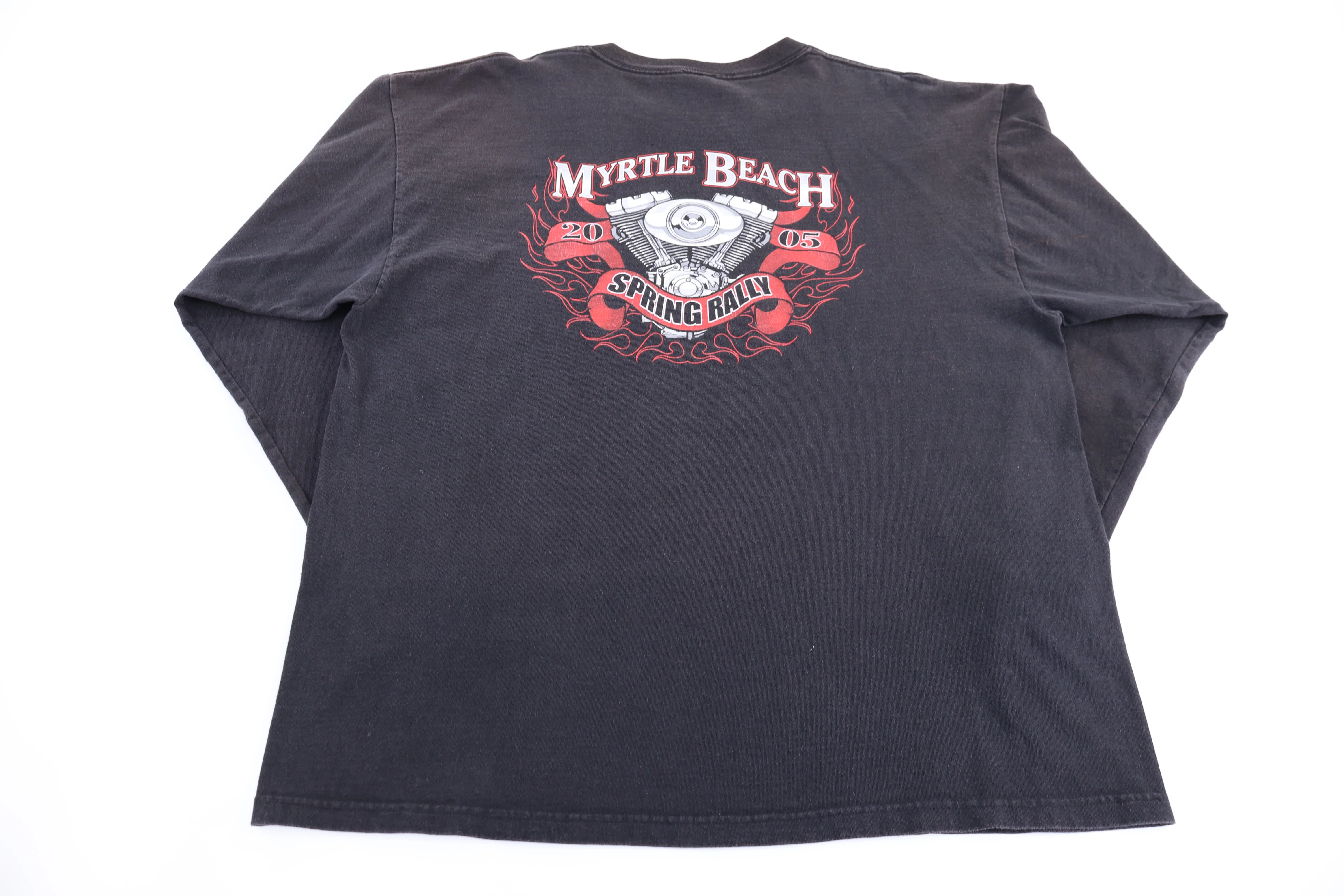 2005 Myrtle Beach Flames LS T-shirt - Image 2