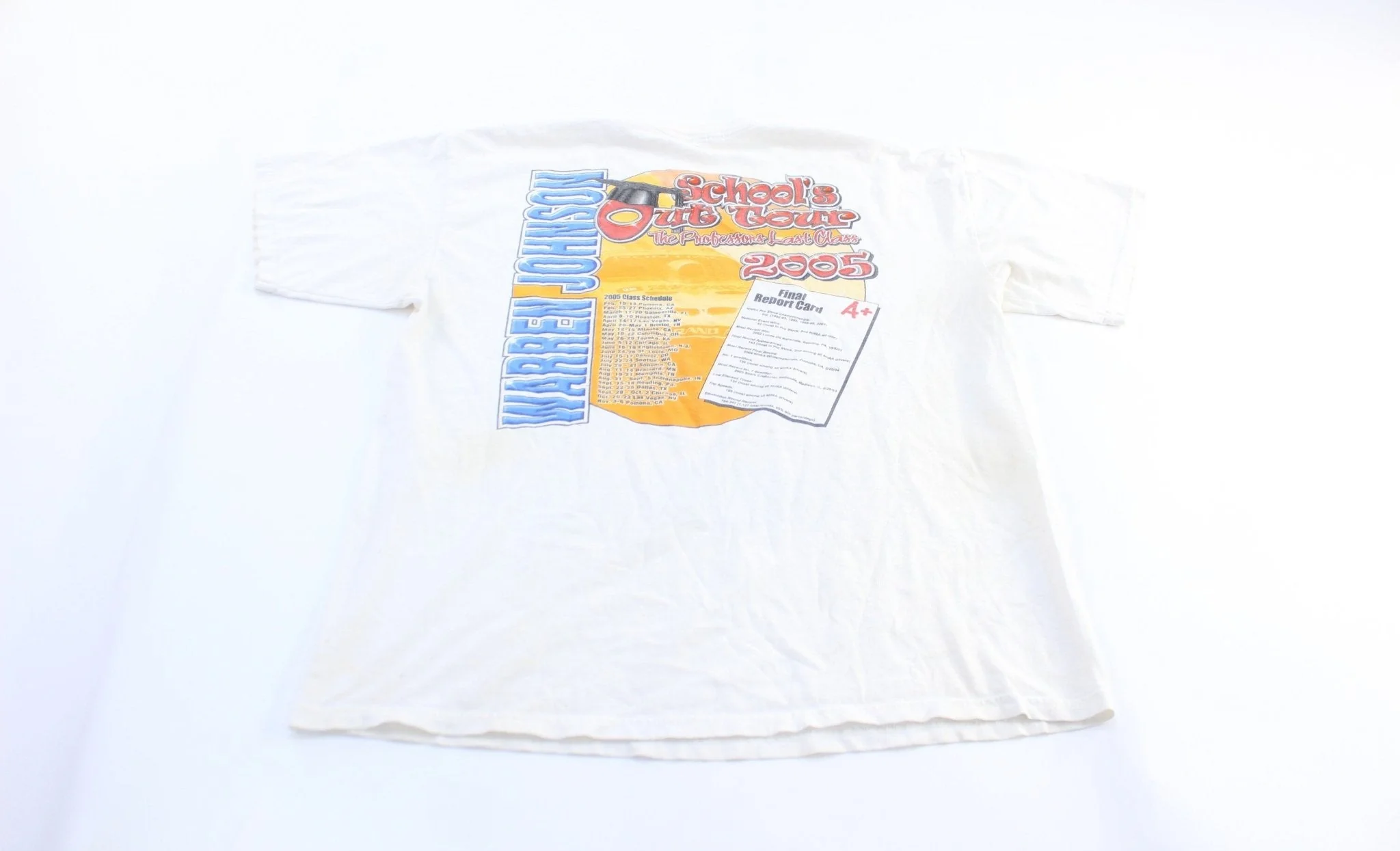 2005 Warren Johnson's NHRA Drag Racing Graphic T-Shirt - Image 2
