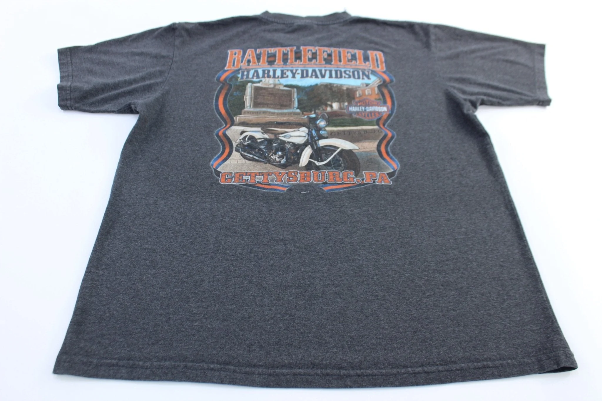 2006 Harley Davidson Motorcycles Gettysburg, Pennsylvania T-Shirt - Image 2
