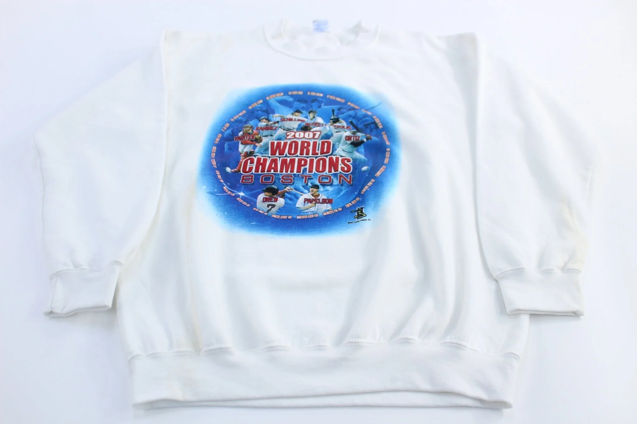 2007 Boston Red Sox World Series Champions Graphic Sweatshirt