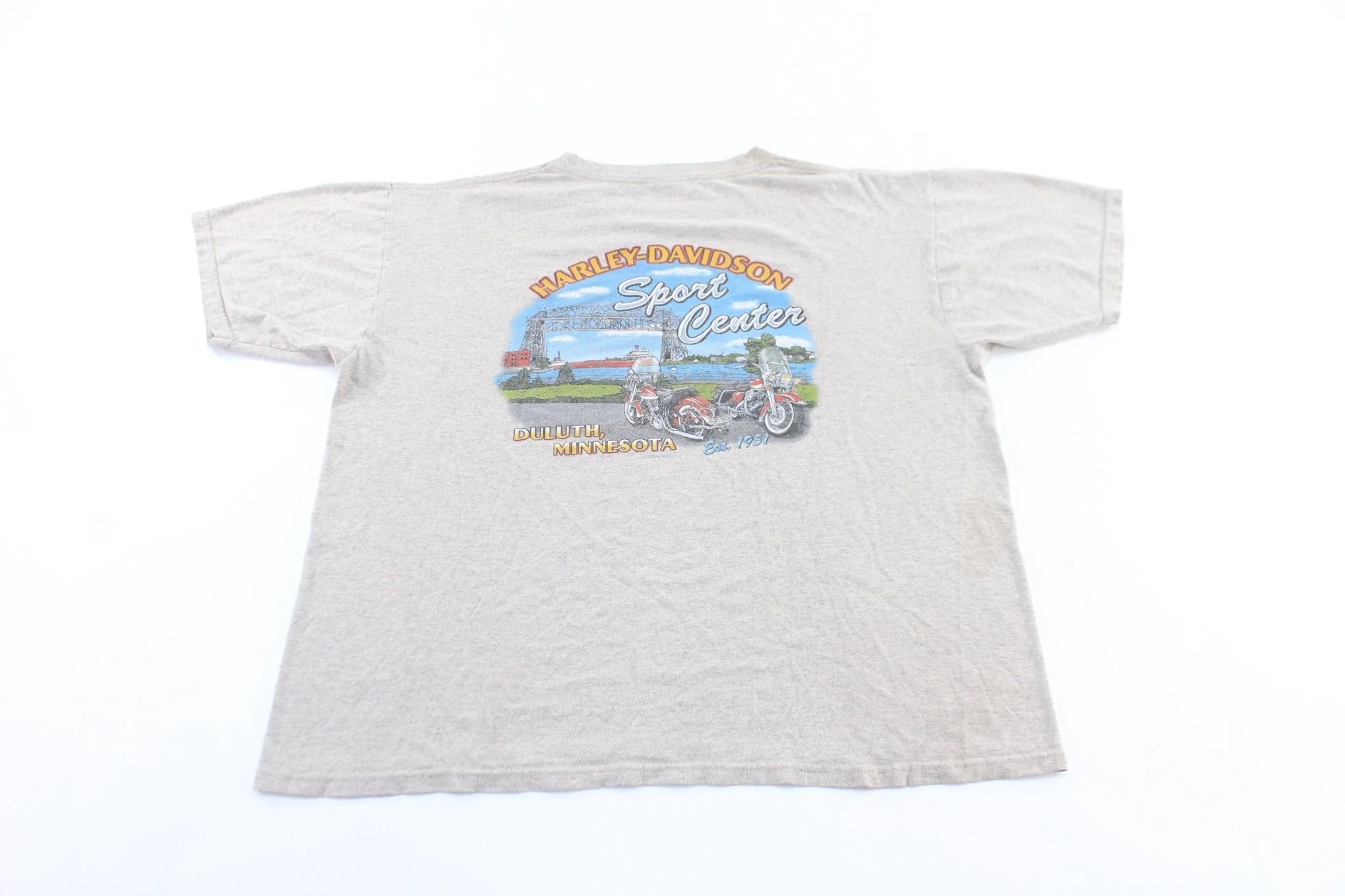 2007 Harley Davidson Motorcycles Duluth, Minnesota T-Shirt - Image 2