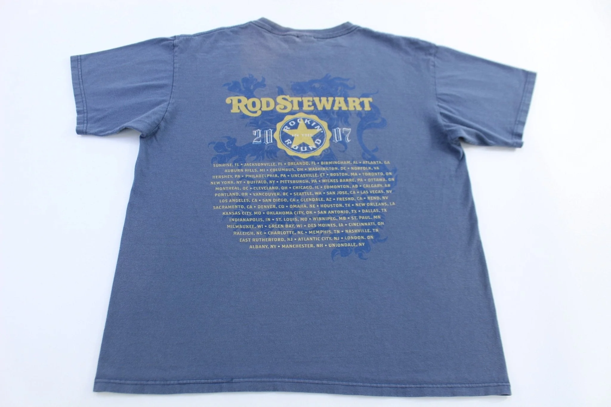 2007 Rod Stewart Tour T-shirt - Image 2