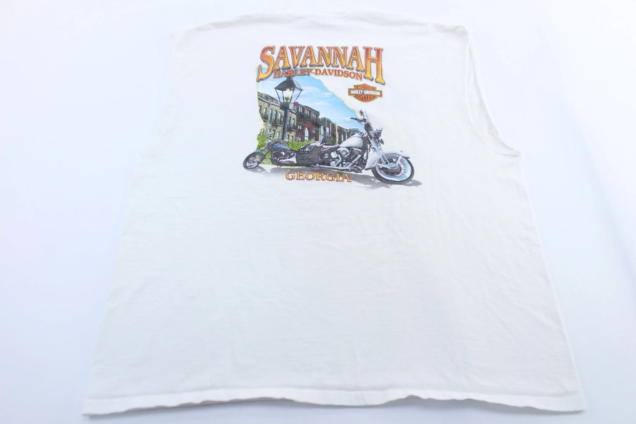2008 Harley Davidson Motorcycles Savannah, Georgia Tank Top - Image 2