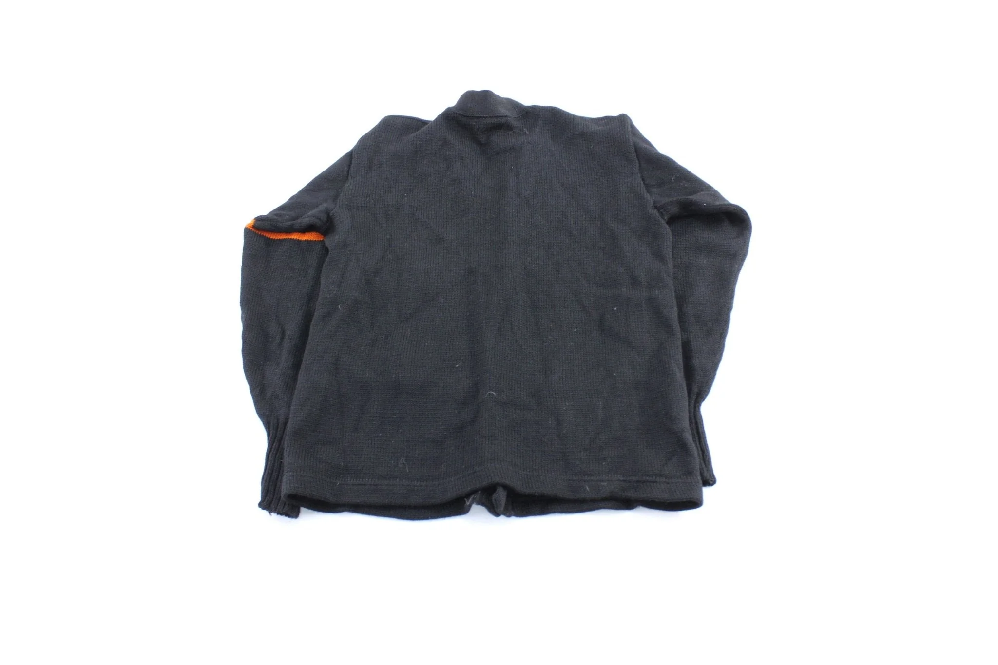 50's Black & Orange Varsity Letterman Cardigan - Image 2