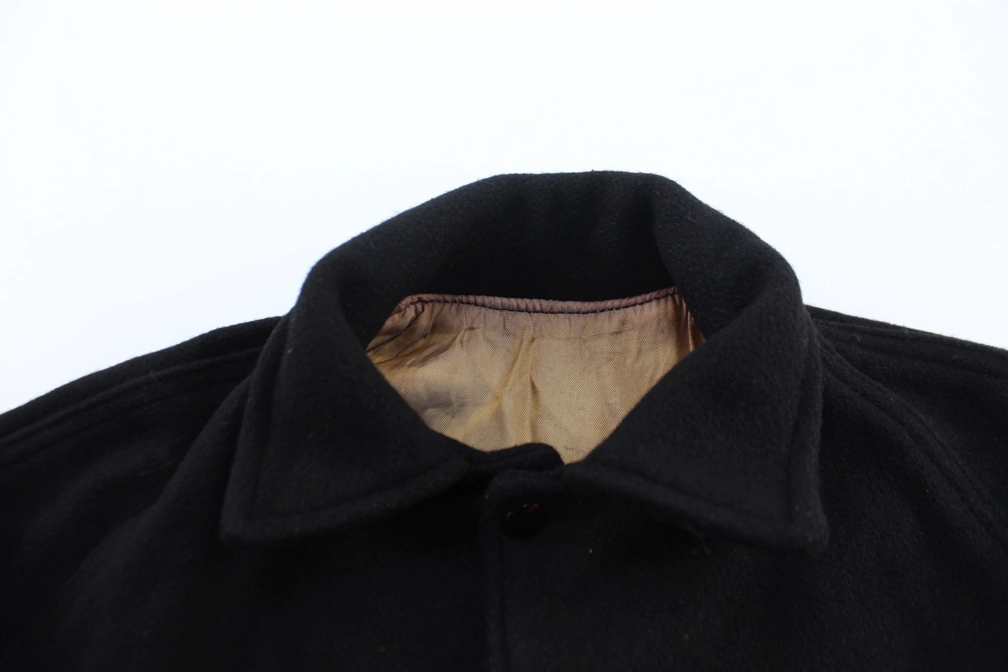 60's Black & Orange Varsity Letterman Jacket - Image 3