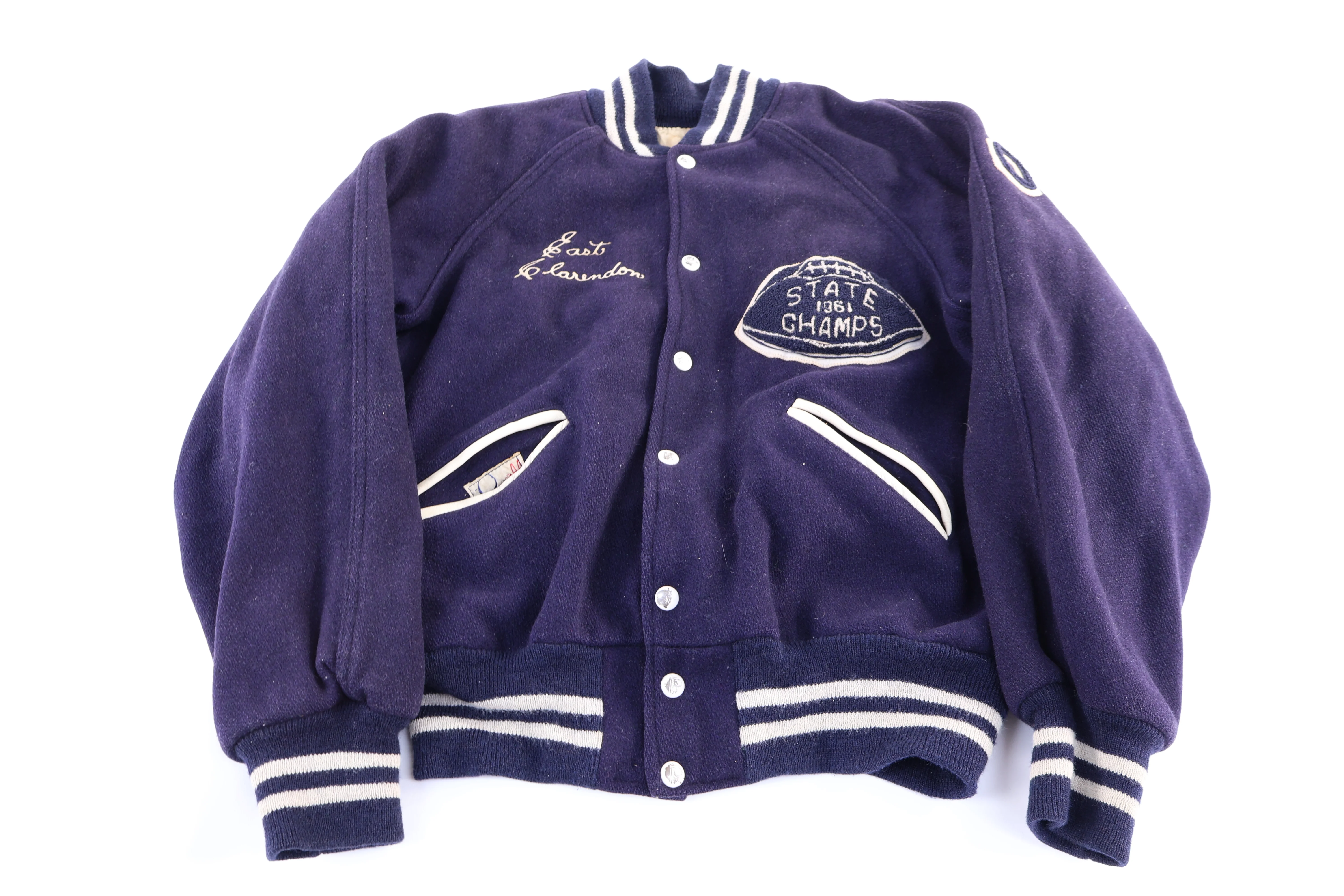 60's Purple & White Varsity Jacket