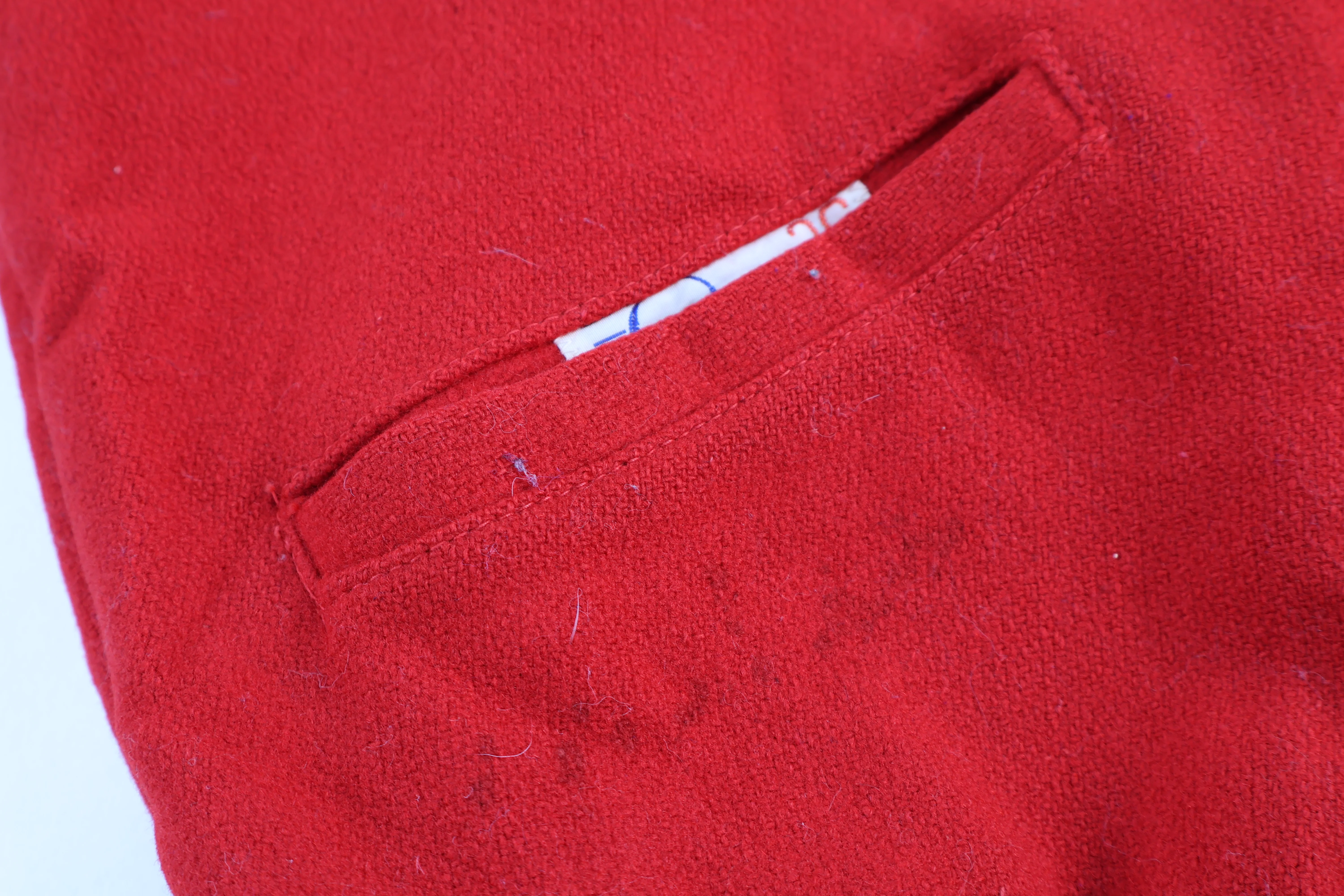 60's Red & Black Varsity Jacket - Image 3