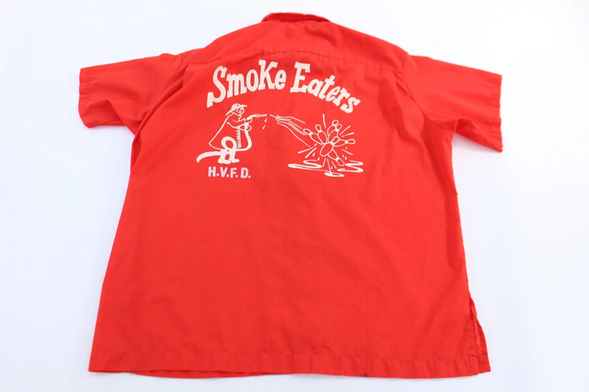 60's Smoke Eaters Red Button Down