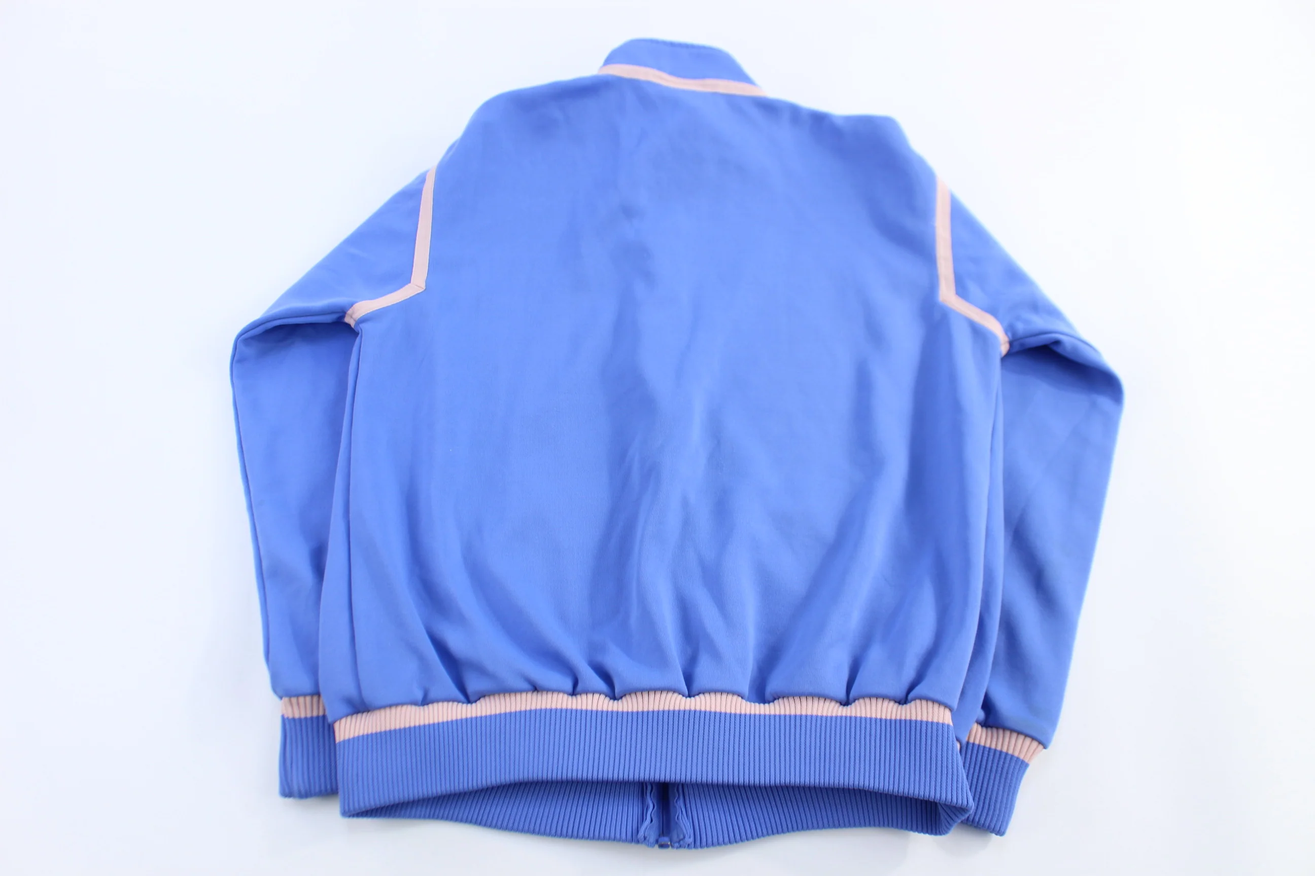70's Adidas Trefoil Logo Embroidered Full Zip Track Jacket - Image 2