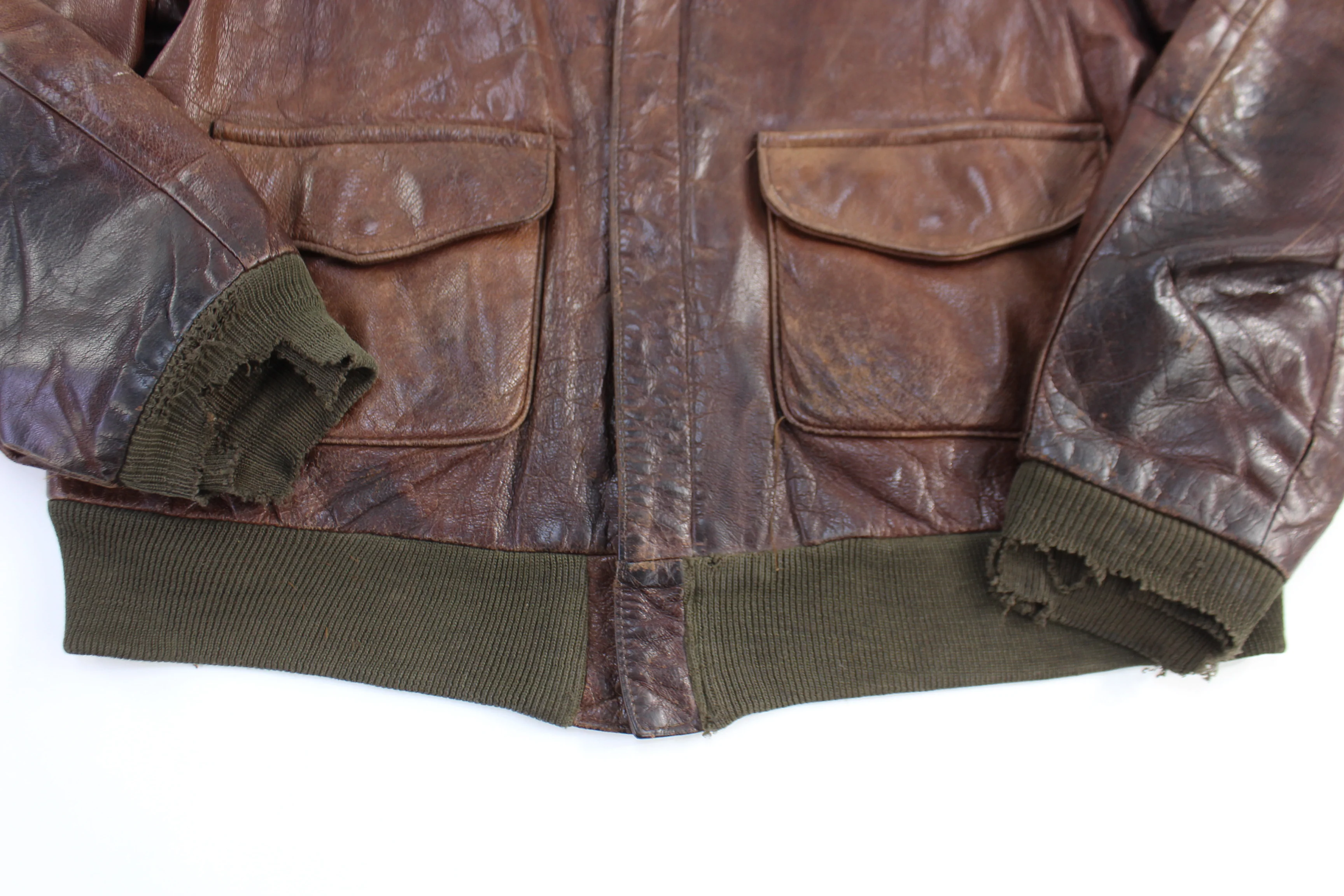 70's Avirex Type A-2 Bomber Jacket - Image 3