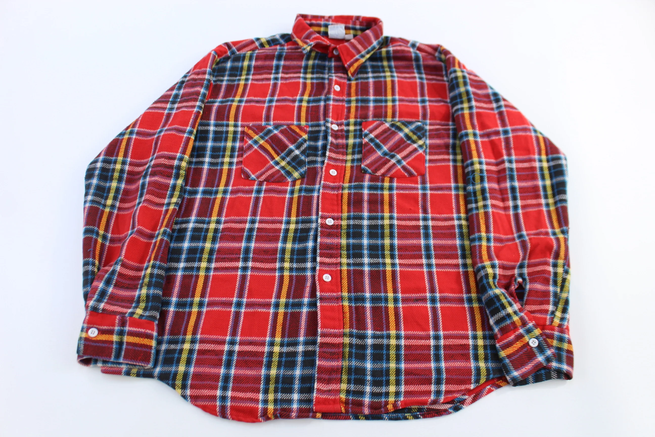 70's Big Mac Multicolor Plaid LS Button Down