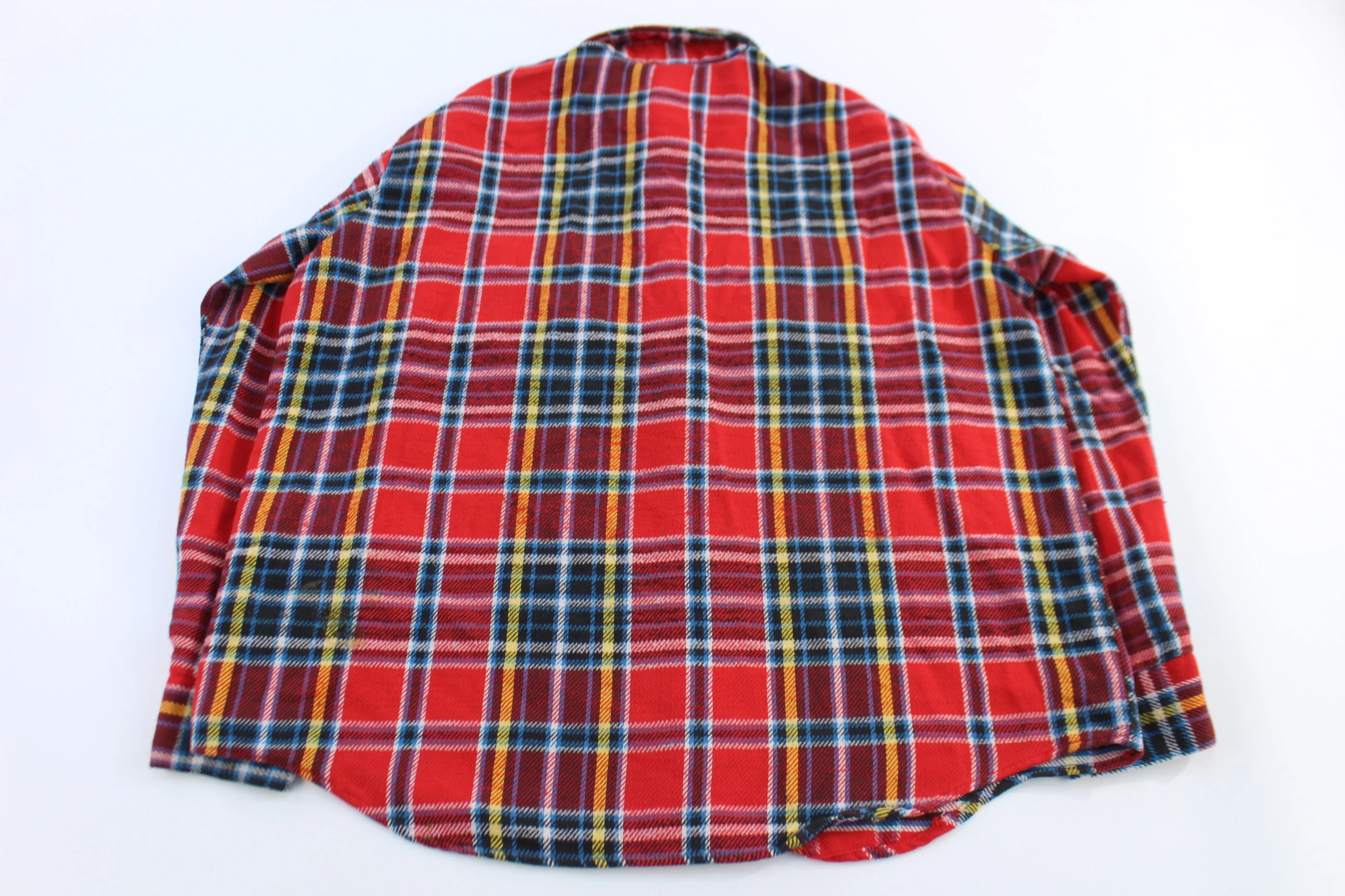 70's Big Mac Multicolor Plaid LS Button Down - Image 2