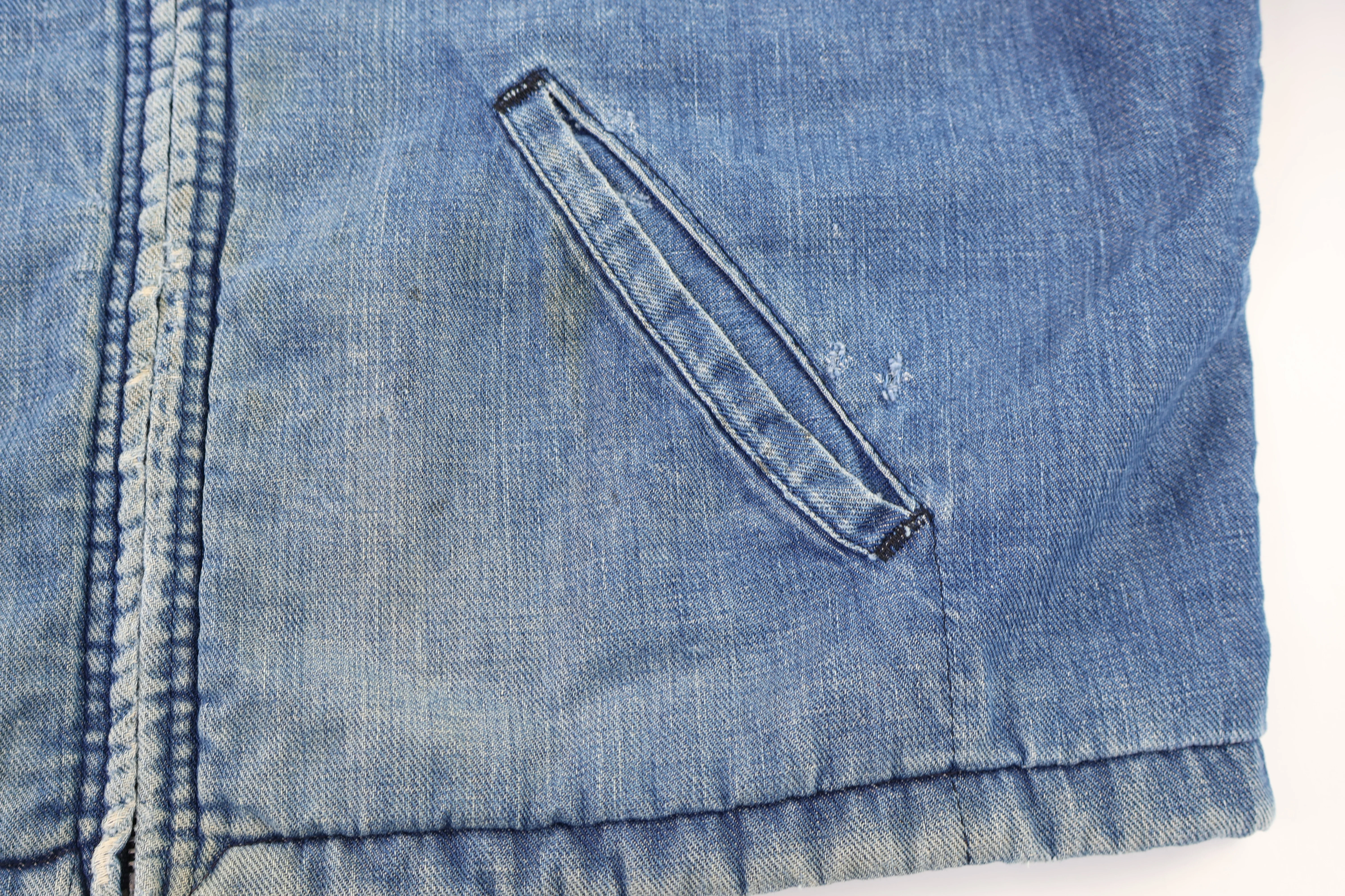 60’s Blanket Lined Denim Jacket - Image 3