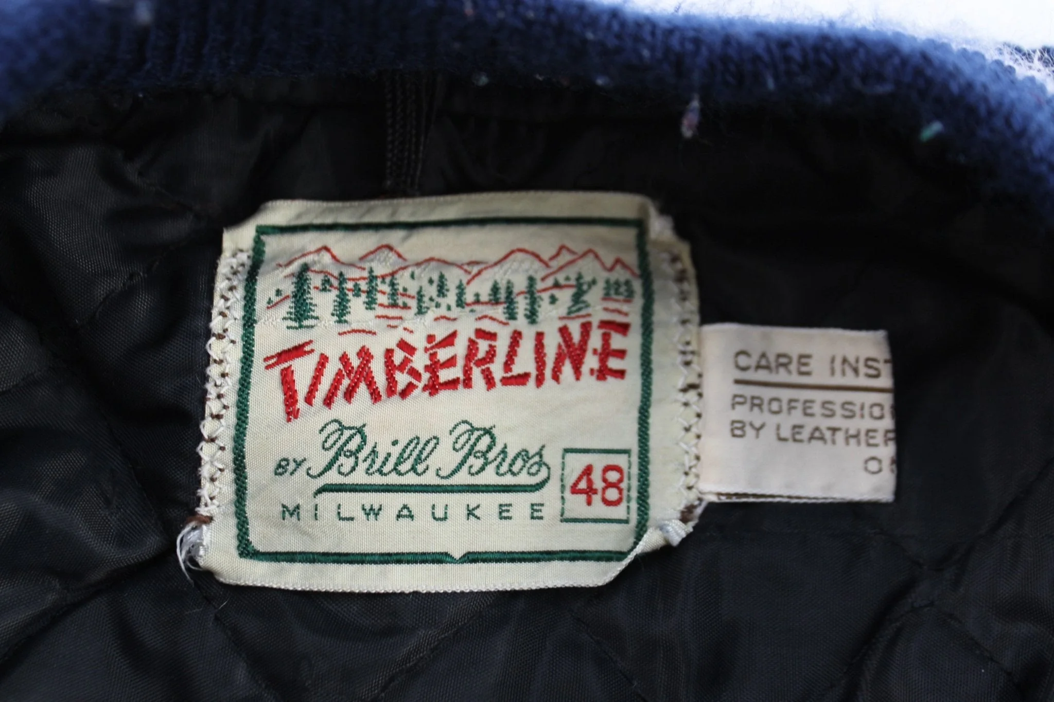 70's Cedaredge Bruins Embroidered Varsity Jacket - Image 3