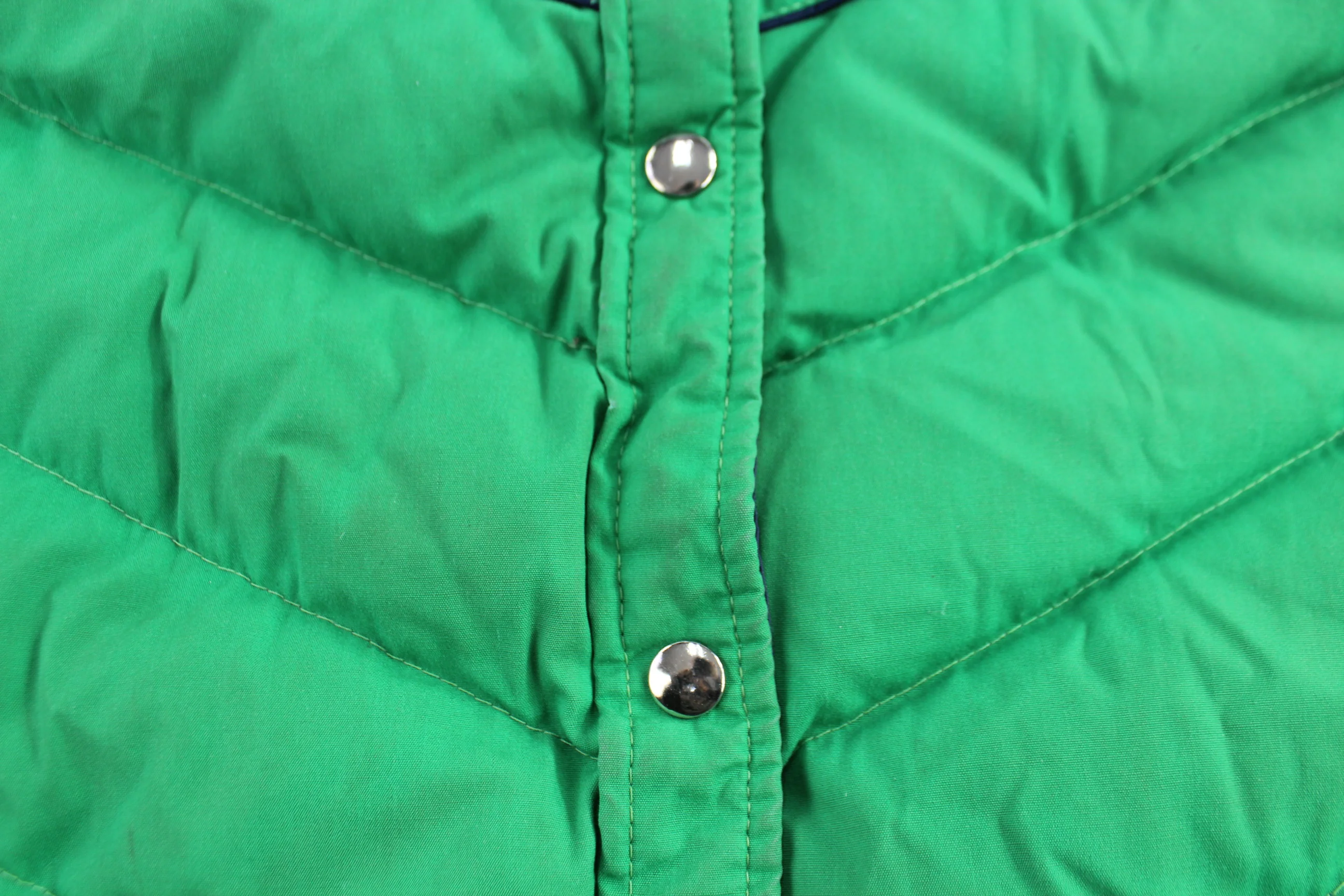 70's L.L. Bean Green Goose Down Puffer Vest - Image 3