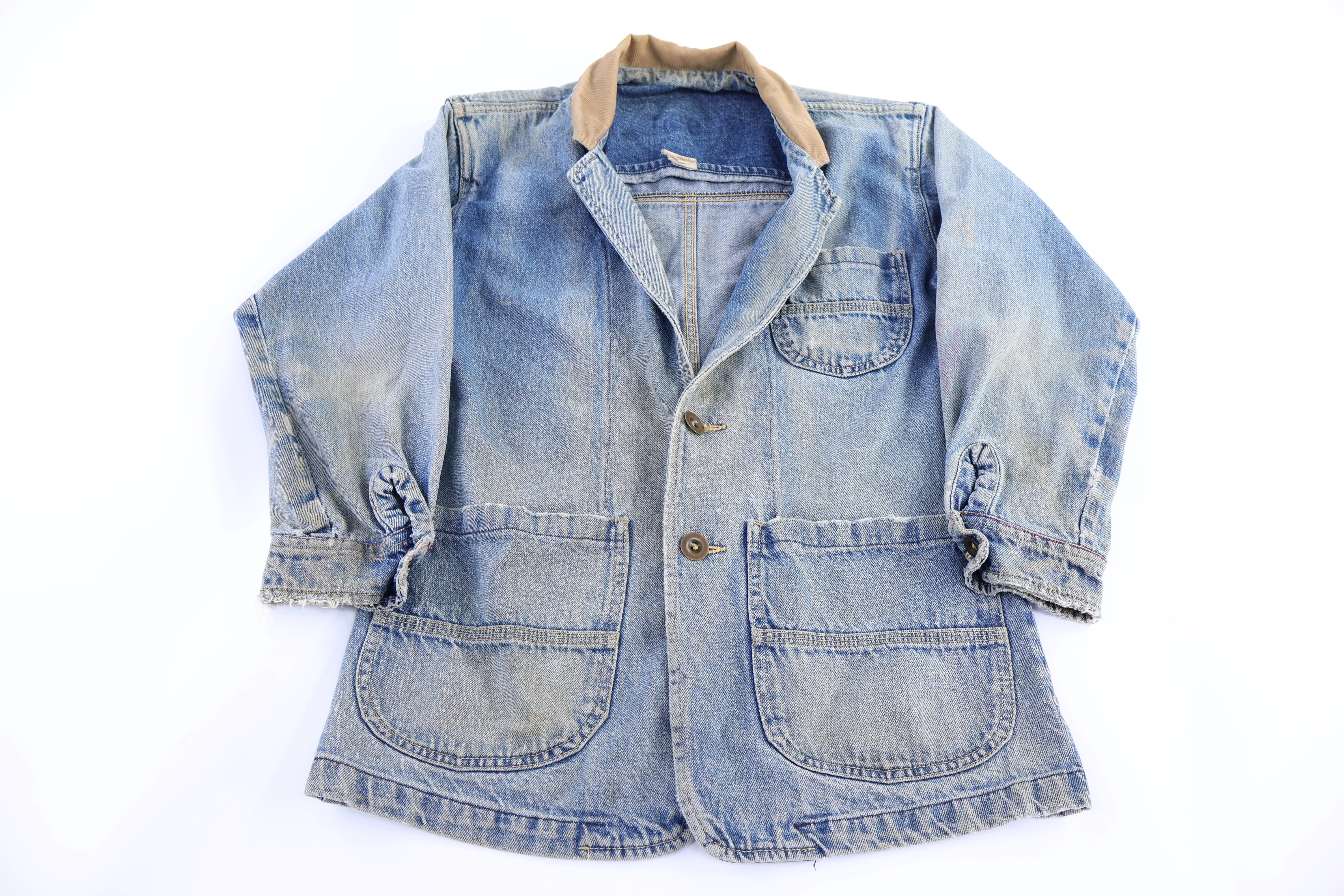 70's Medium Wash Denim Chore Jacket