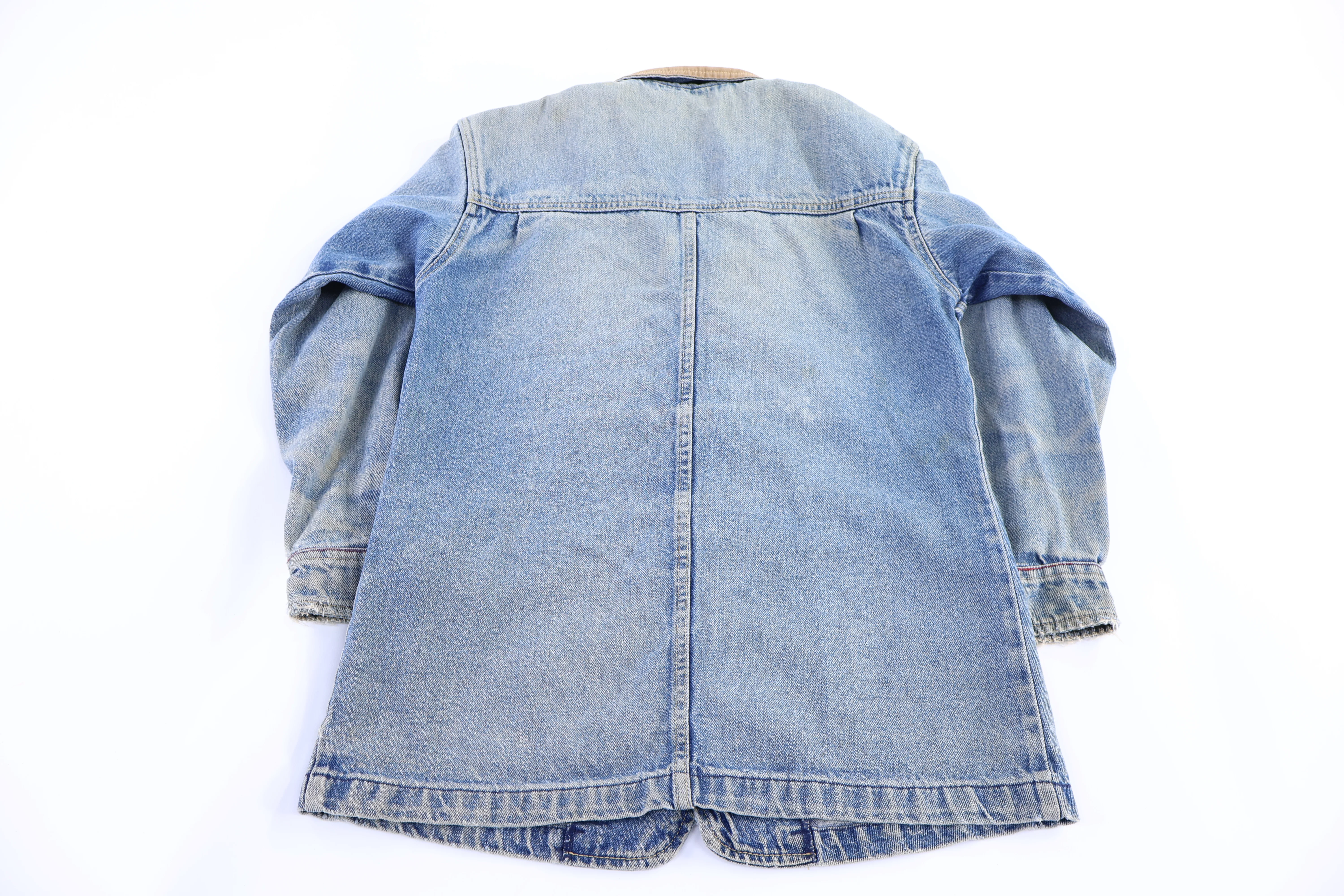 70's Medium Wash Denim Chore Jacket - Image 2