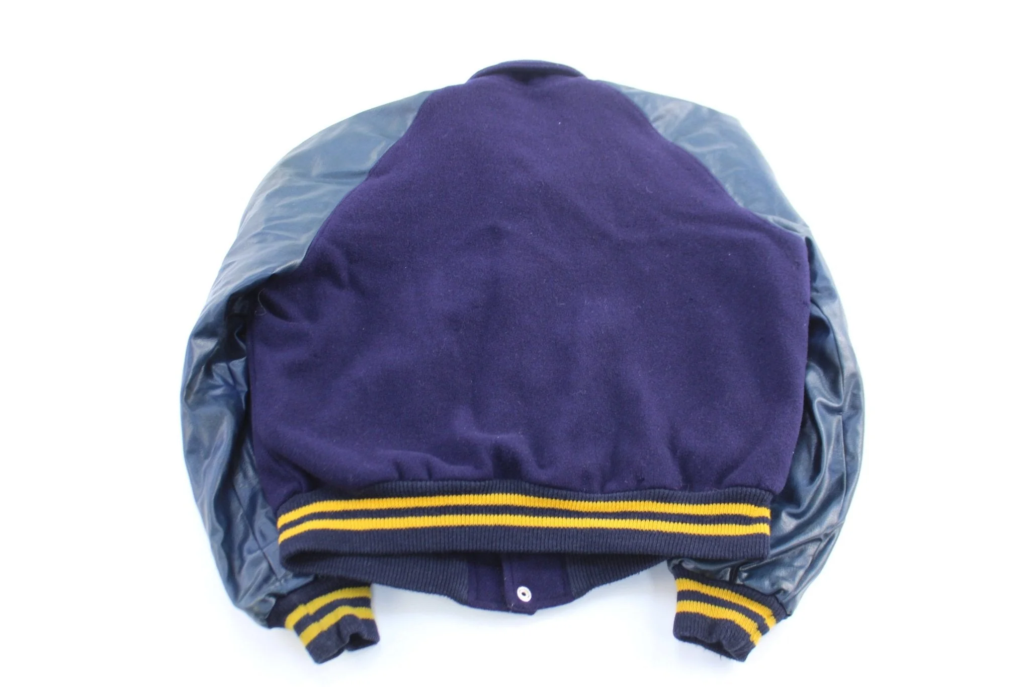 70's Naugalite Blue Varsity Letterman Jacket - Image 2