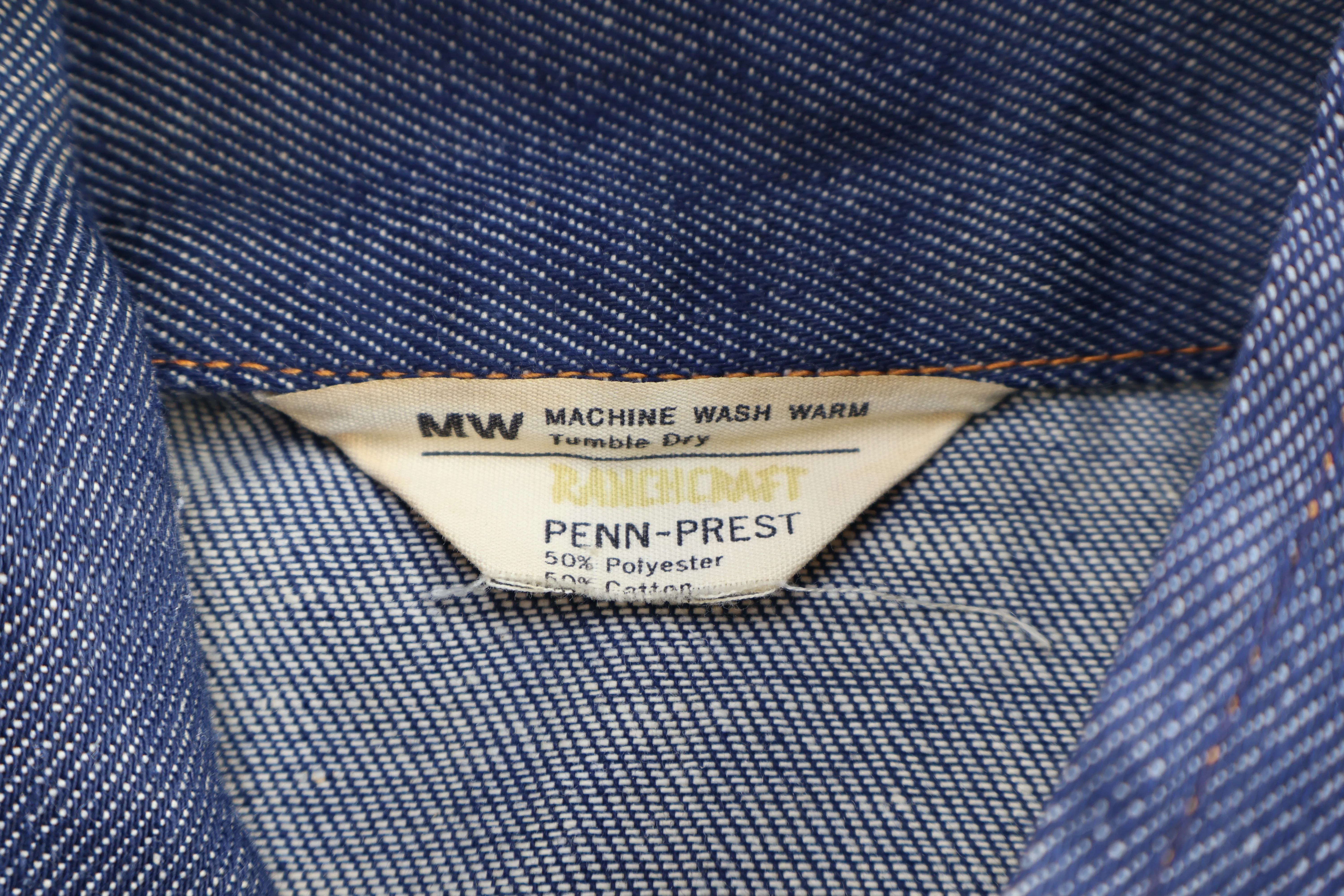 70's Ranch Craft Penn-prest Button Jacket - Image 3