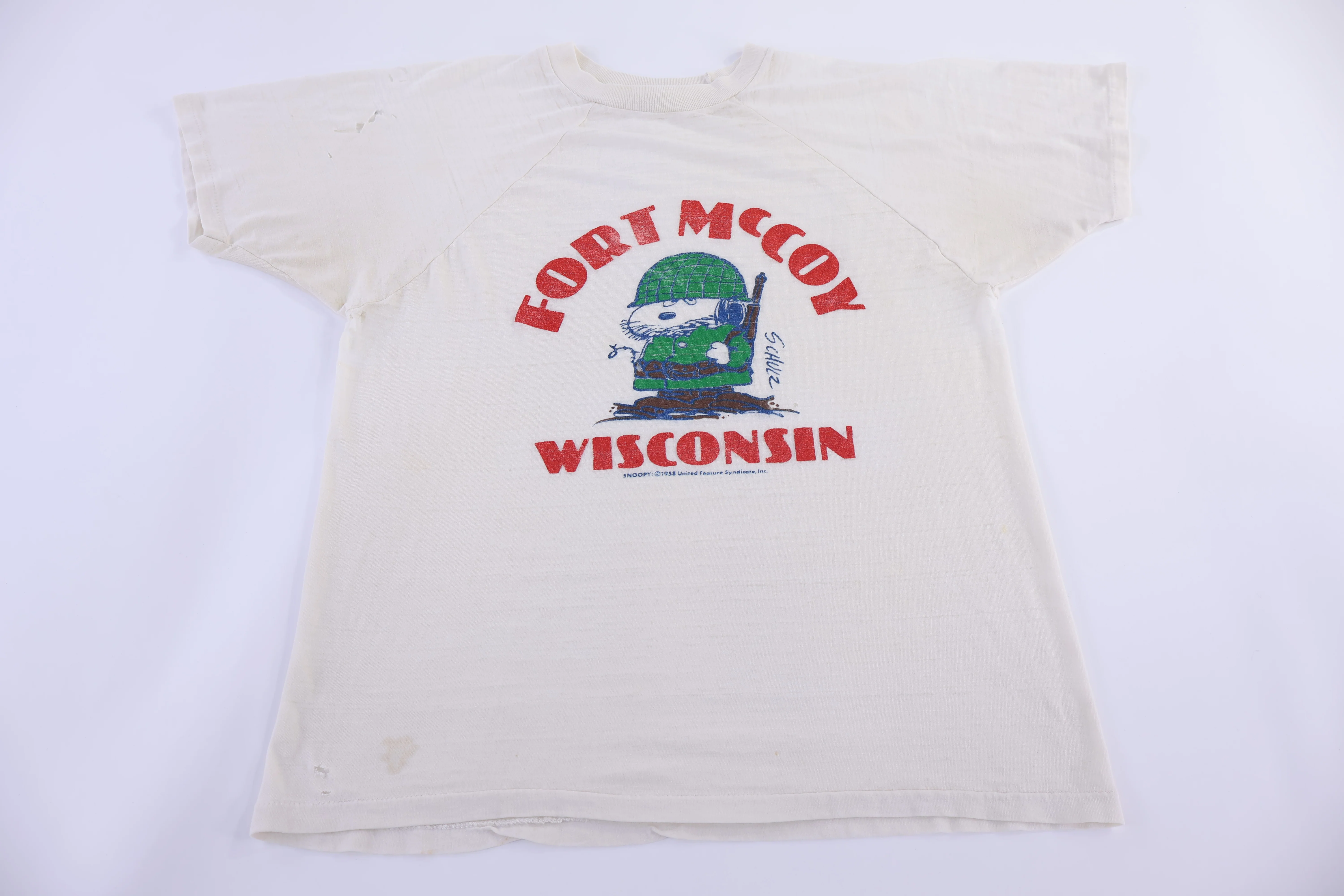 60’s Snoopy Fort McCoy Wisconsin T-shirt